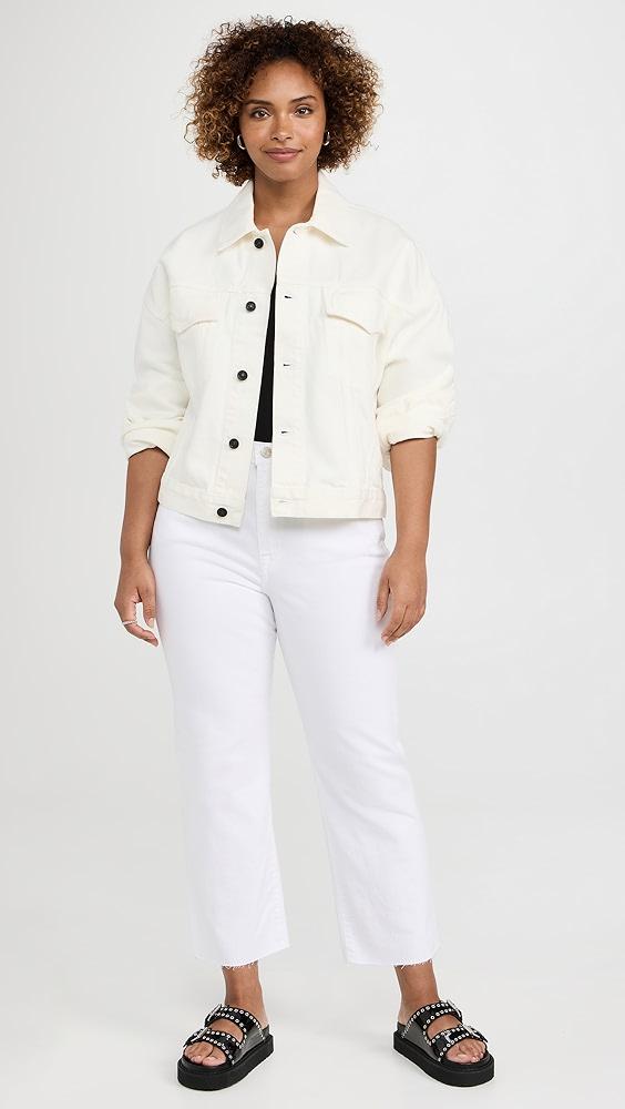 FRAME Le Jane Crop Raw After Jeans | Shopbop Product Image