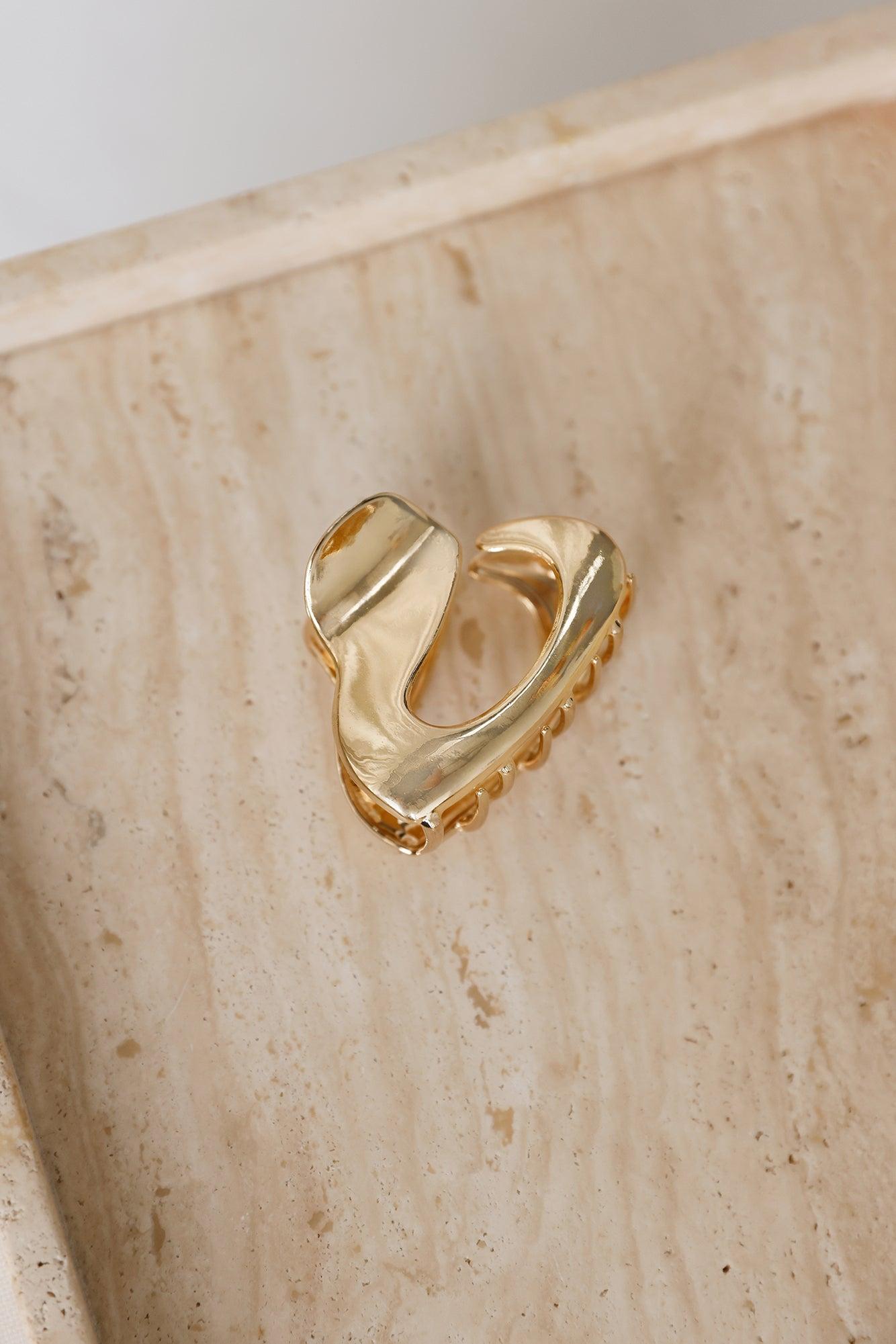 Not Your Average Claw Clip Gold Product Image