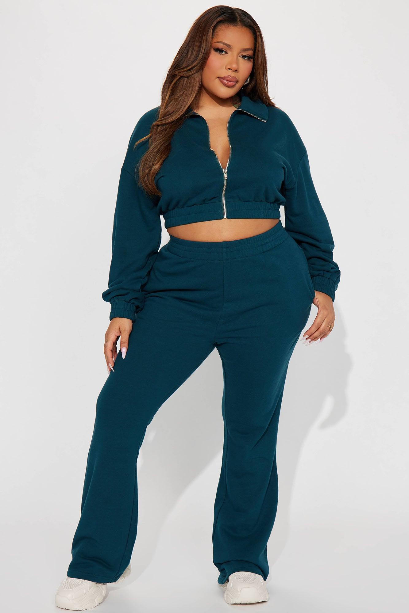 Give It Away Lounge Flare Pant - Hunter Product Image