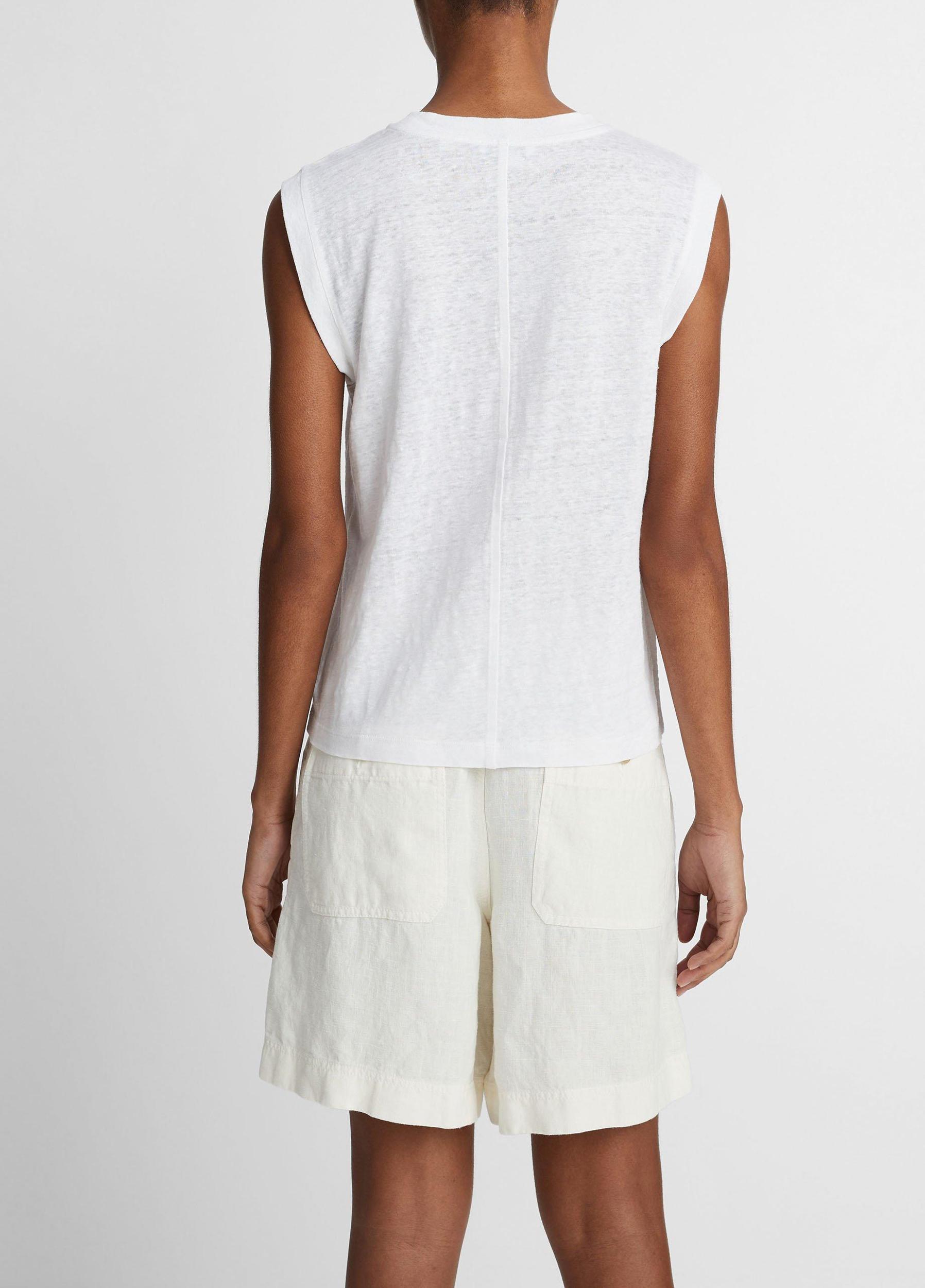 Linen Muscle T-Shirt Product Image