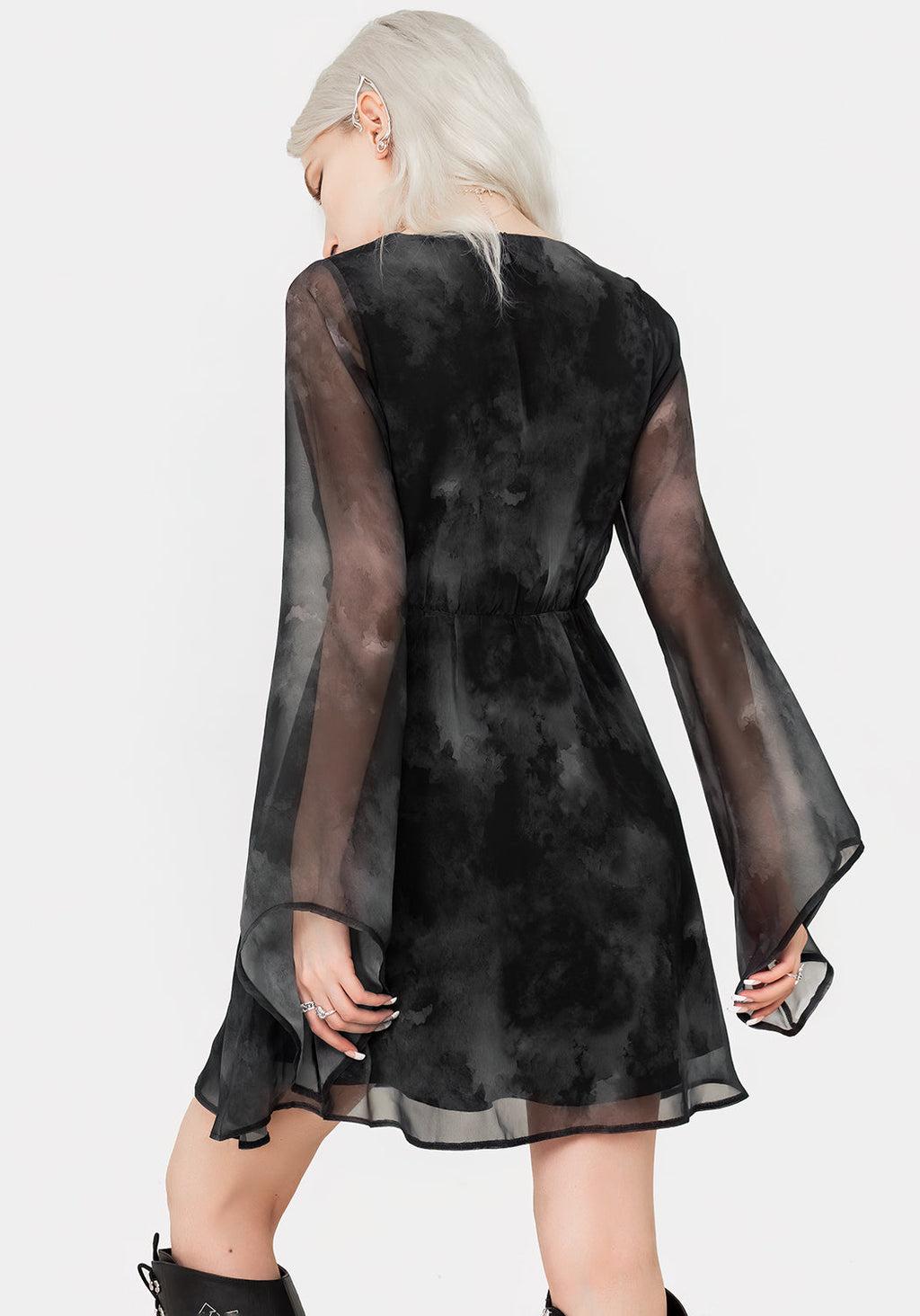 Tempest Flared Sleeve Mini Dress Product Image