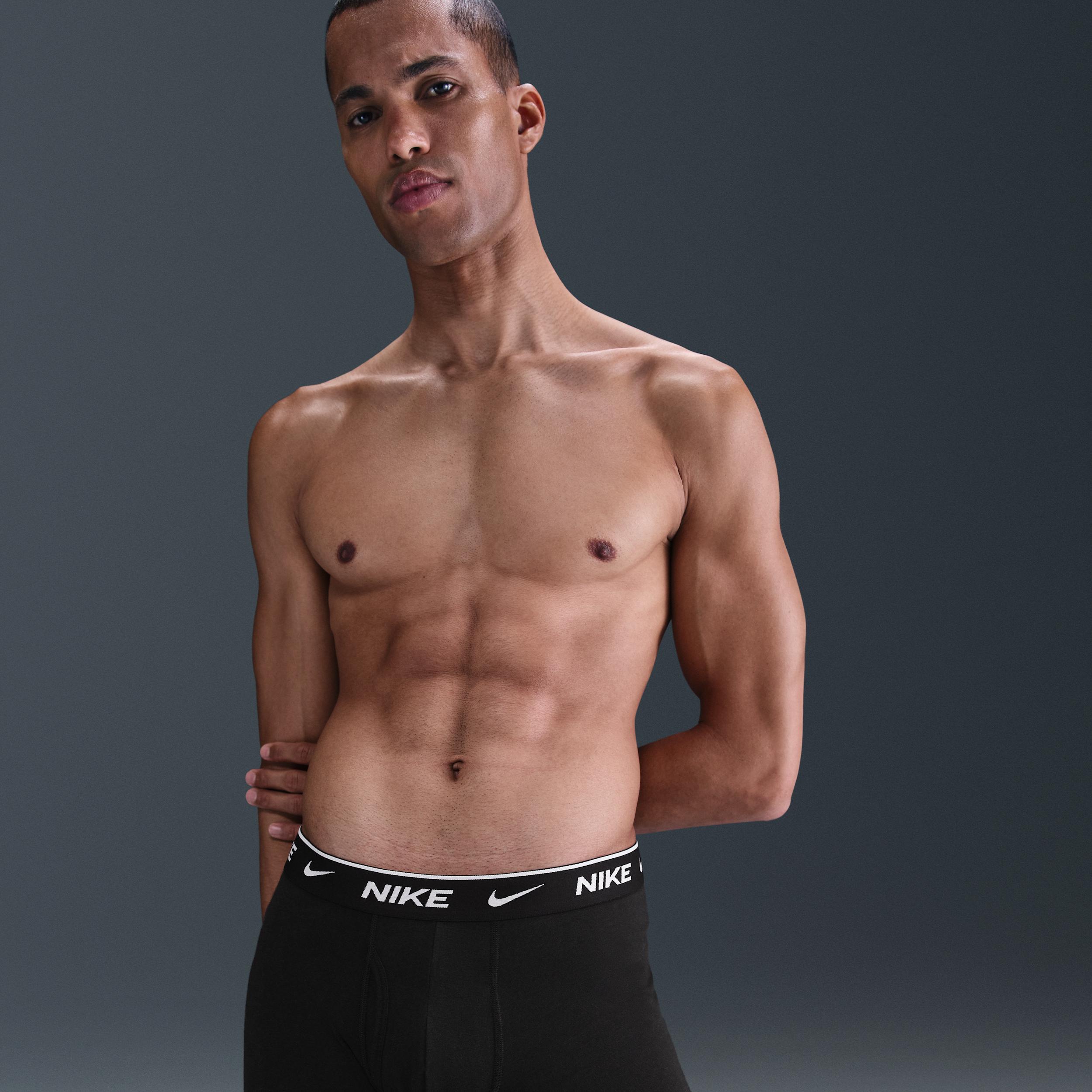 Nike Mens Essential Cotton Stretch Dri-FIT Trunks (3-Pack) | KE1166-001 Product Image