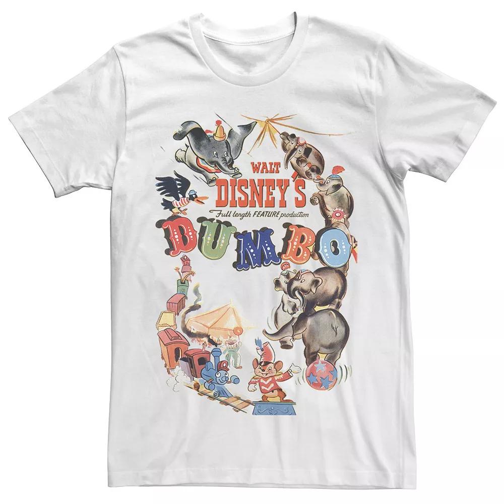 Big & Tall Disney Dumbo Vintage Movie Poster Tee, Men's,  Product Image