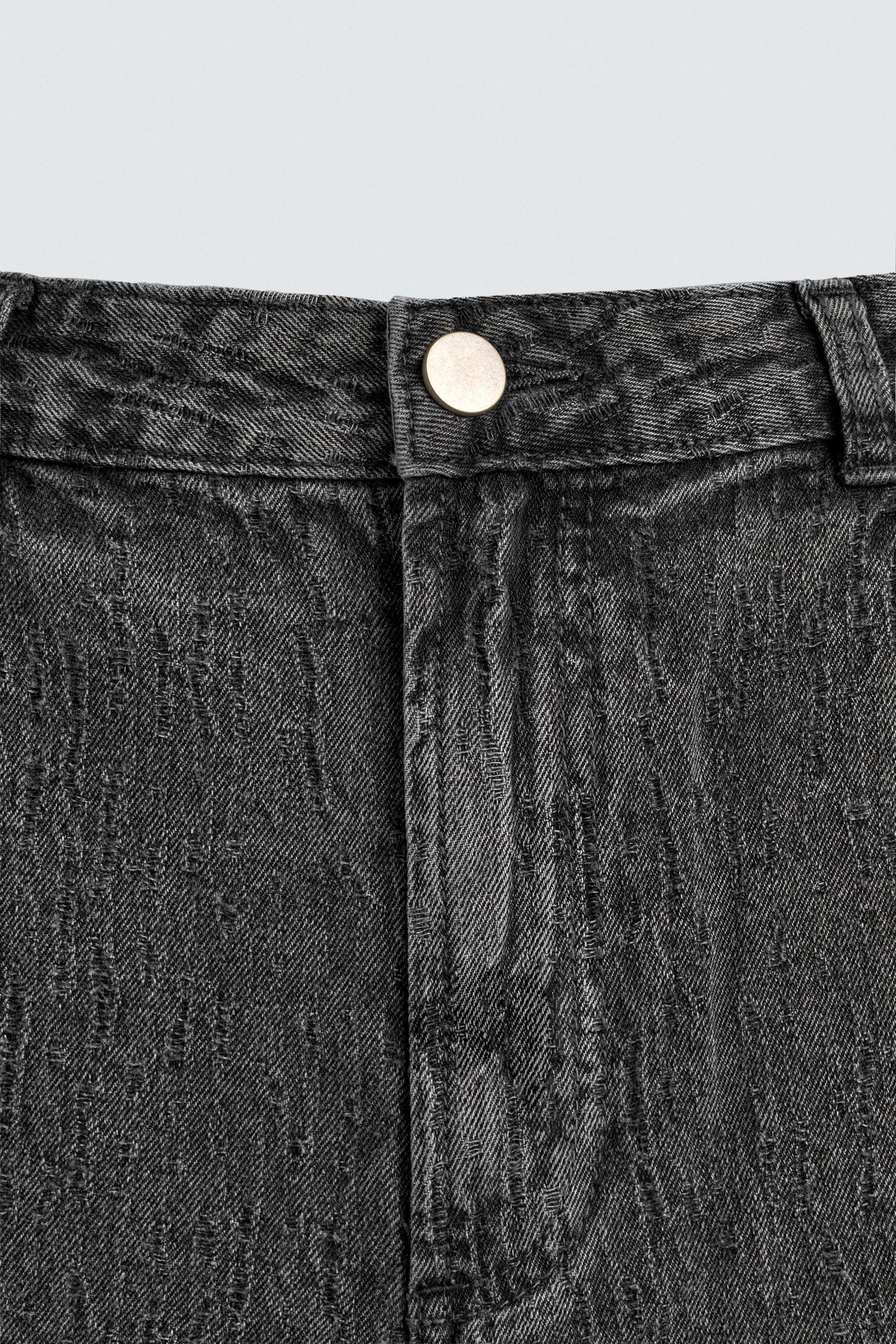 STRAIGHT FIT JACQUARD PANTS Product Image