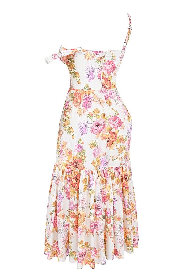 Elia  ivory floral midi sundress Product Image