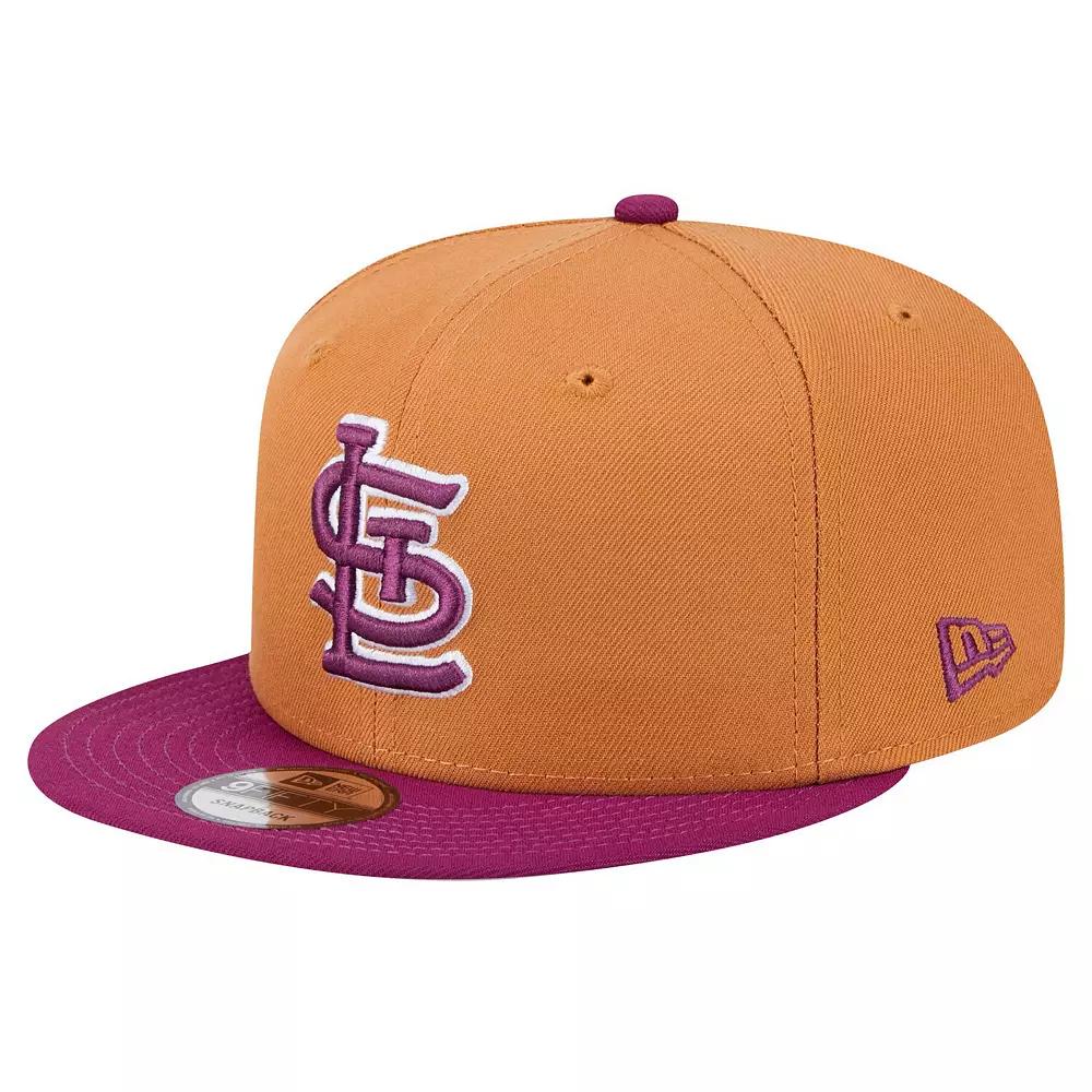 Men's New Era Brown St. Louis Cardinals Color Pack Two Tone 9FIFTY Snapback Hat Product Image