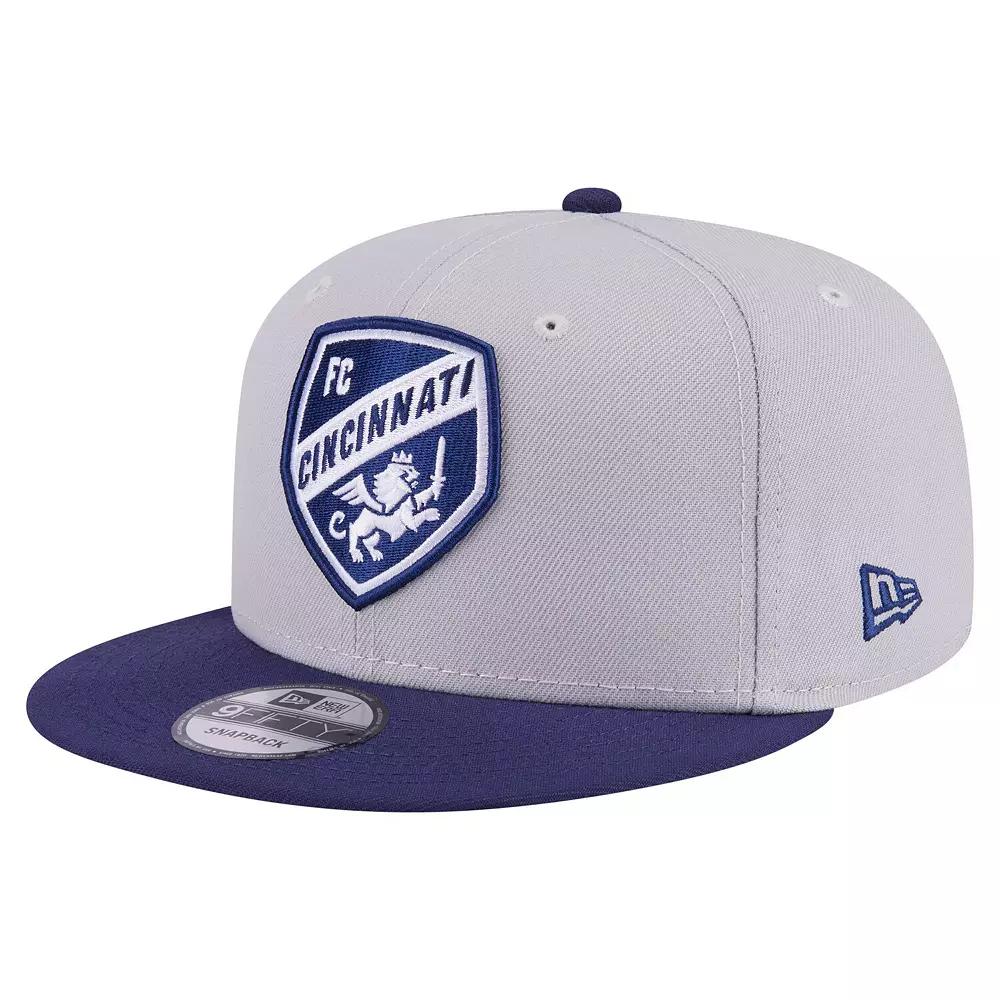 Men's New Era Gray FC Cincinnati Color Pack Two-Tone 9FIFTY Snapback Hat, Fcc Grey Product Image