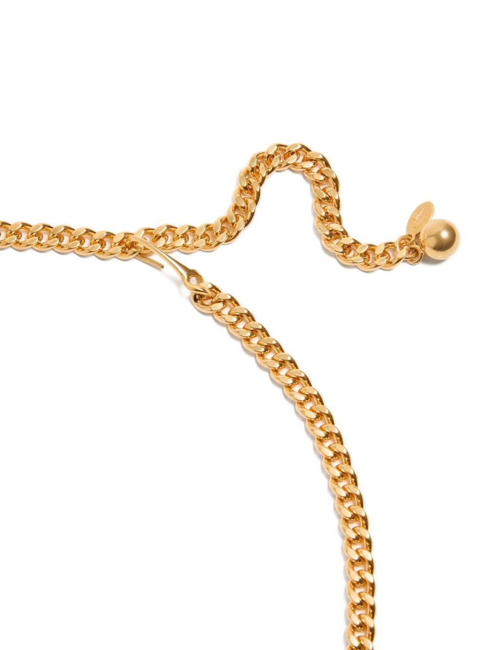 VLogo crystal-embellished belt Product Image