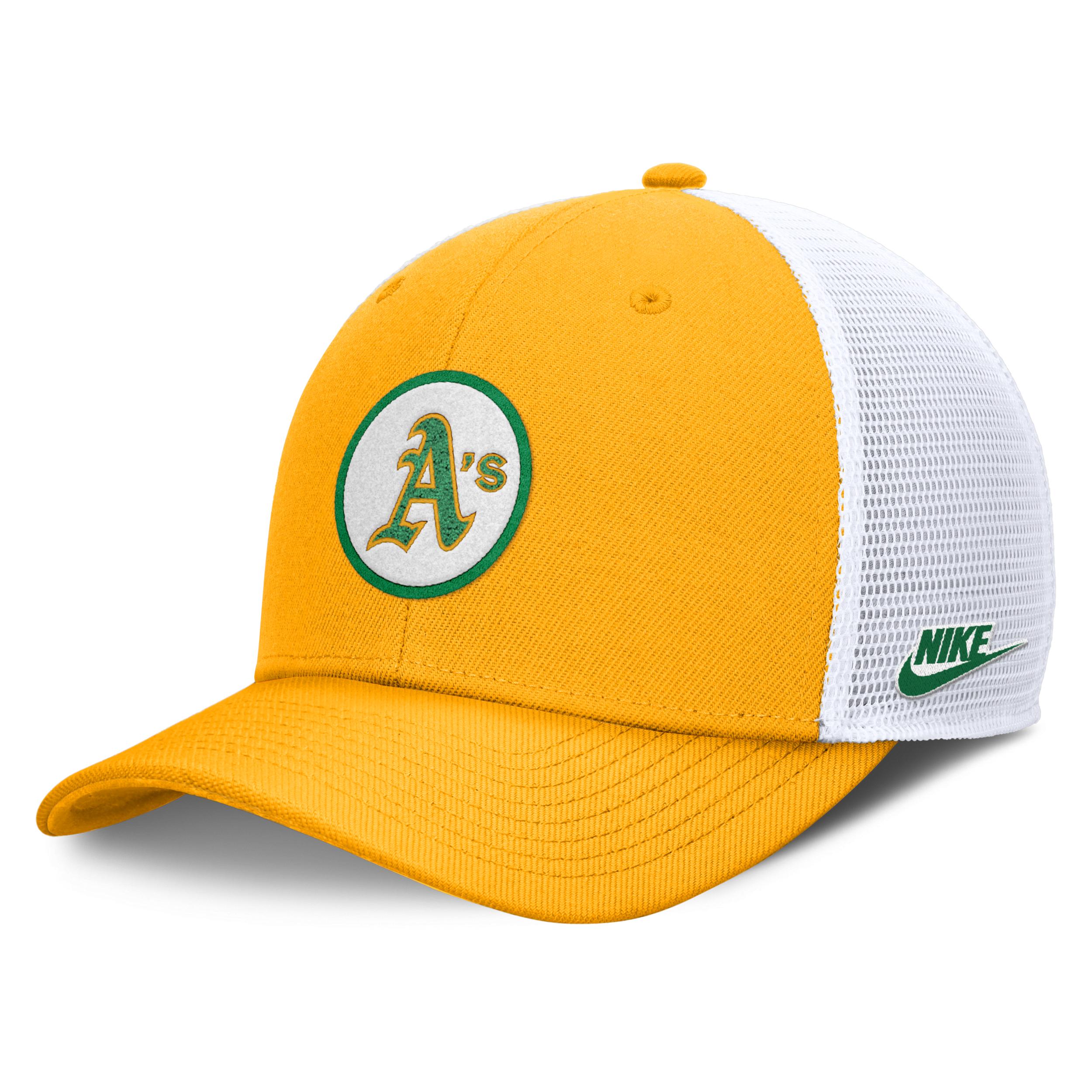 Oakland Athletics Cooperstown Rise Nike Men's Dri-FIT MLB Trucker Adjustable Hat Product Image