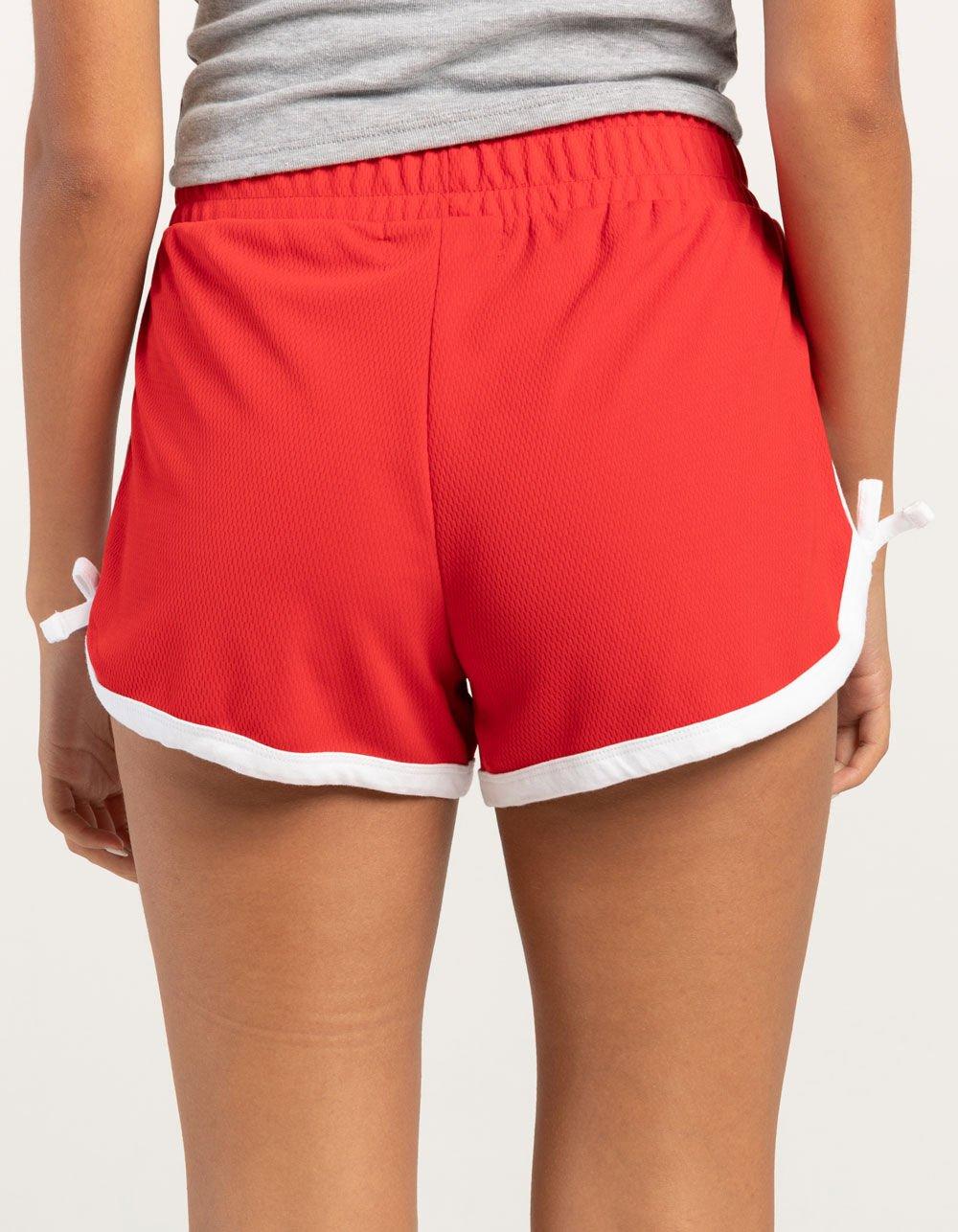 RSQ Womens Mid Rise Piped Bow Shorts - NAVY Product Image