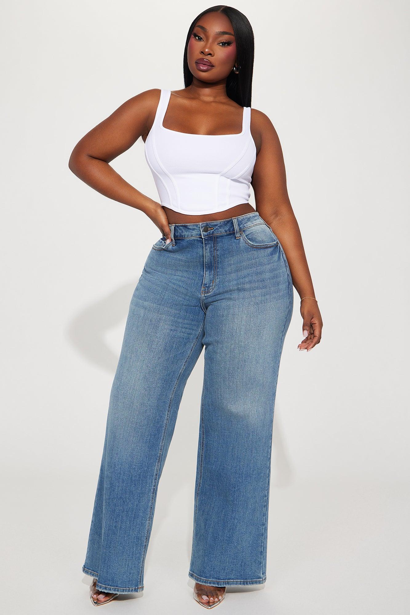 Stick To It Baggy Jeans - Medium Wash Product Image