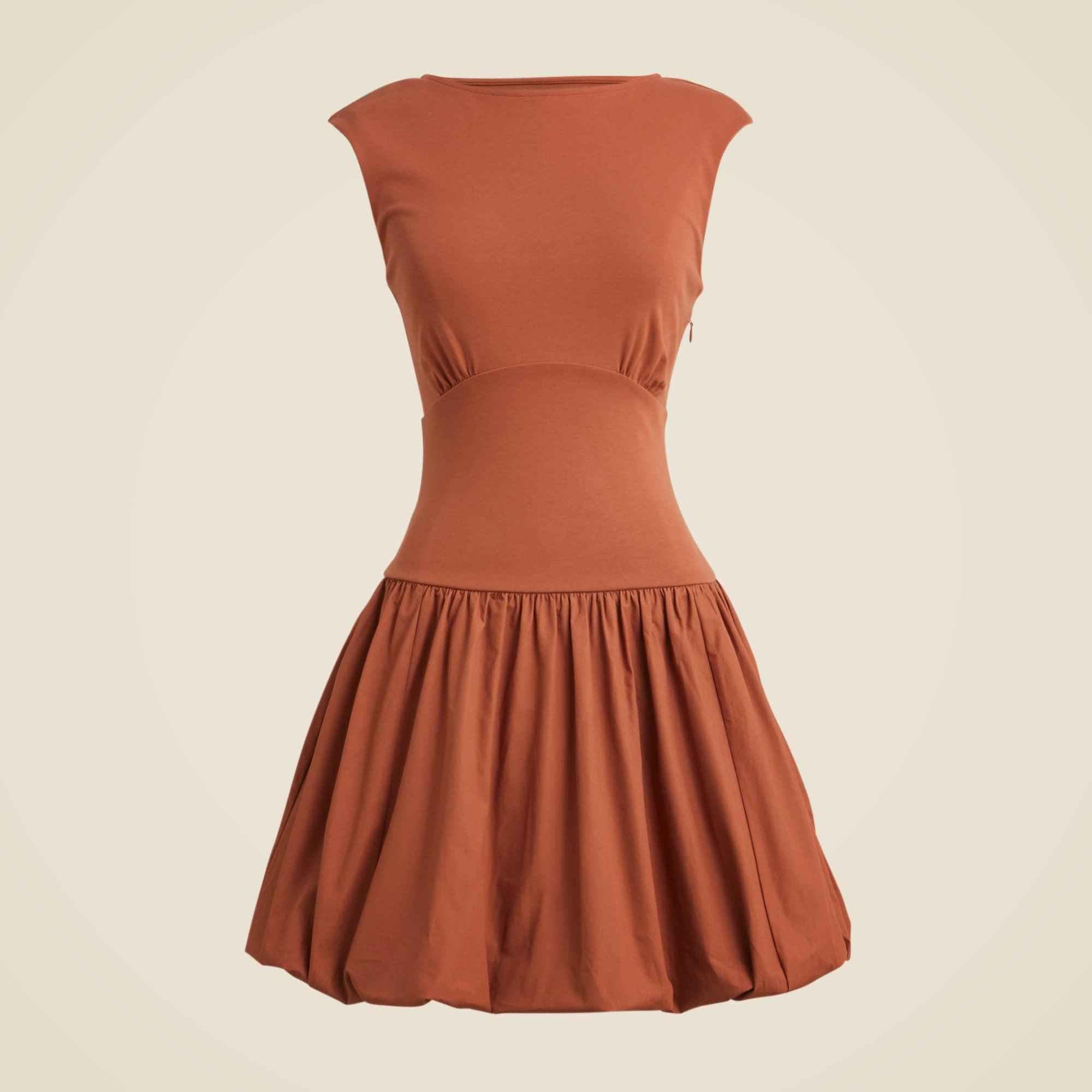 Bubble-hem mixy dress Product Image