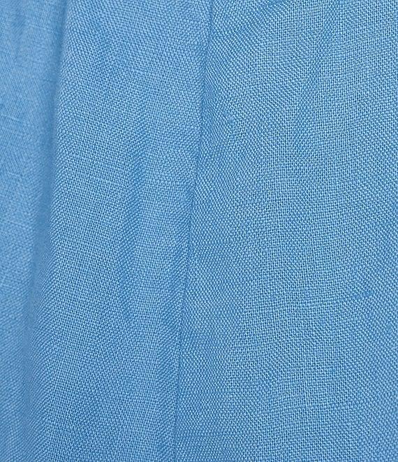 Eileen Fisher Petite Organic Linen Elastic Waist Pleated Lantern Ankle Pants Product Image