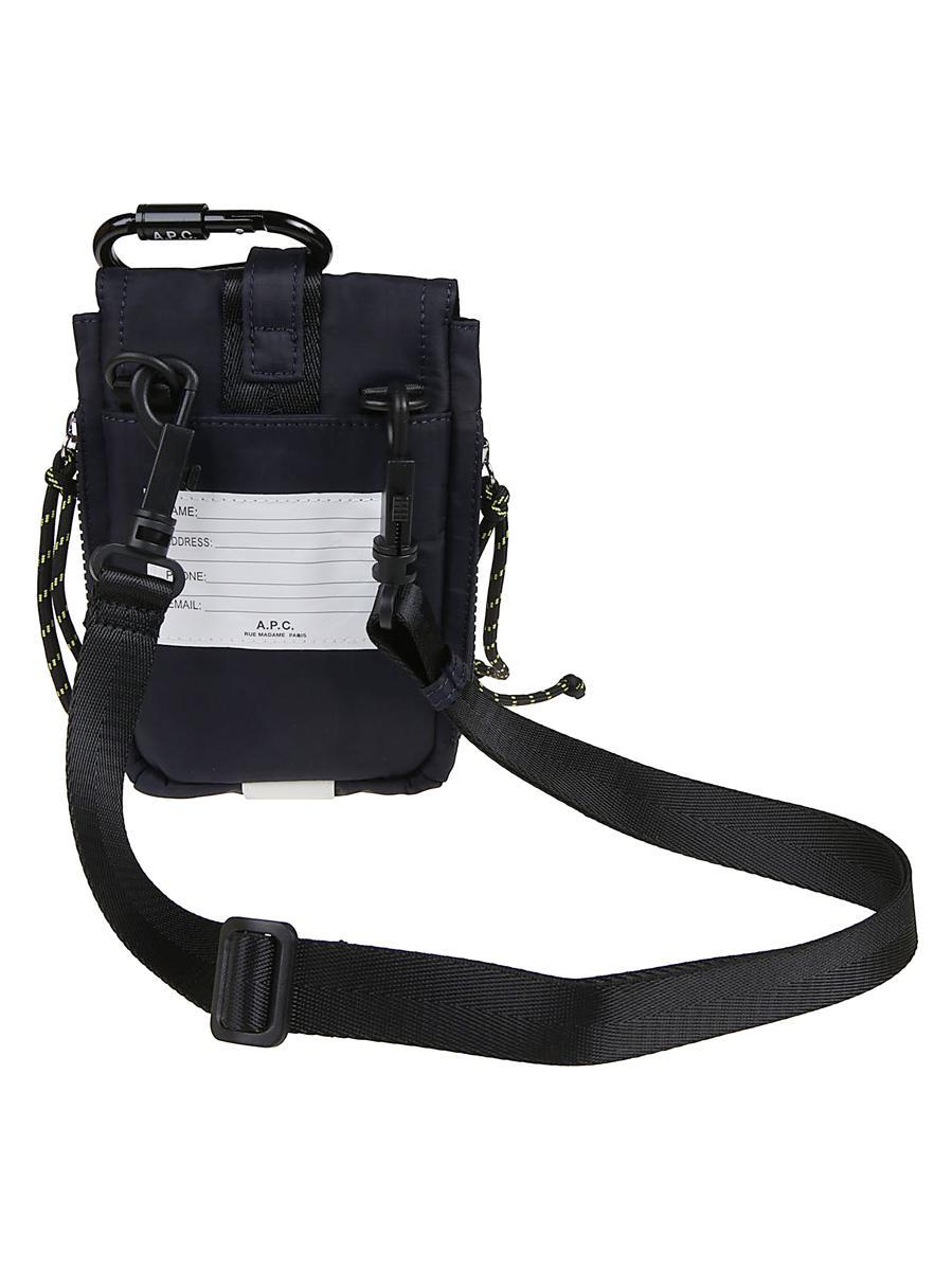 APC Navy Trek Crossbody Pouch In Iak Dark Navy Product Image