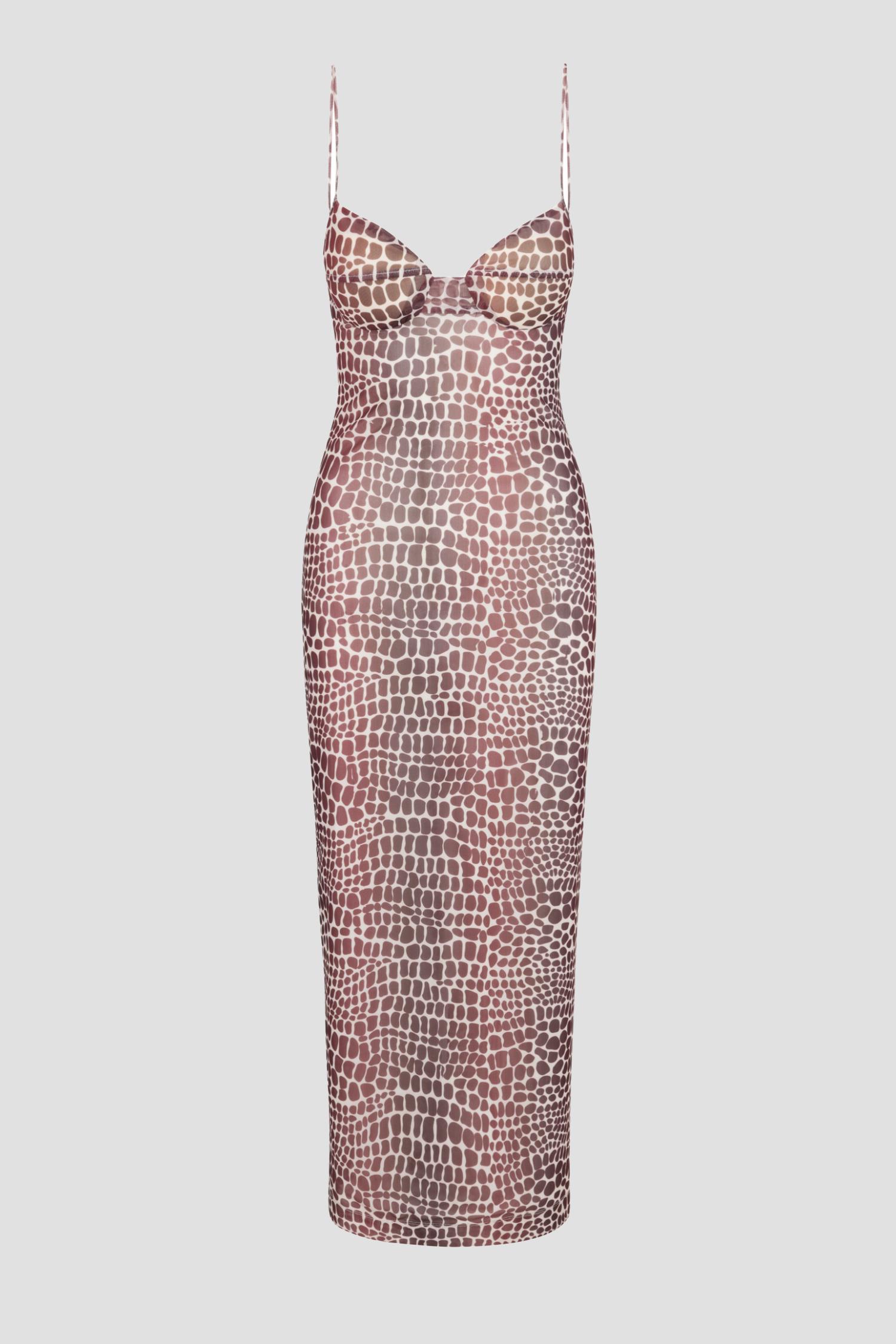 FLORENCE DRESS - LIZARD Product Image