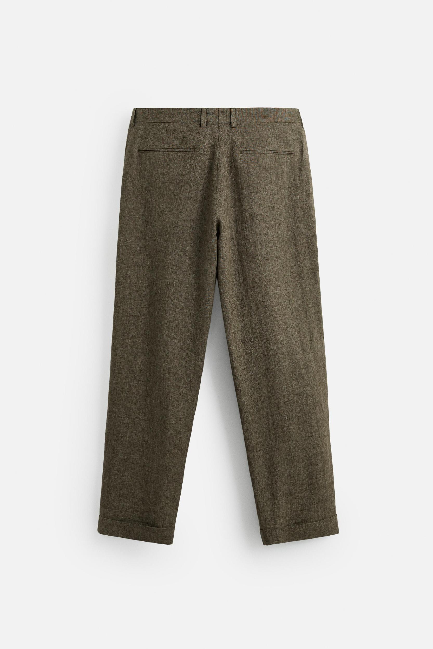 100% LINEN SUIT PANTS Product Image