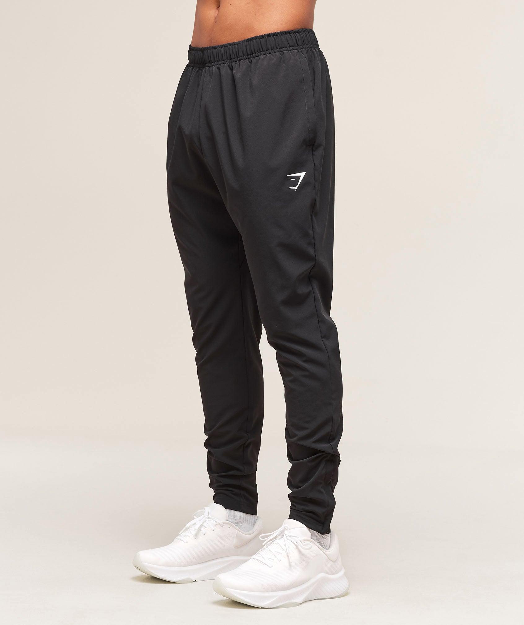 Gymshark Arrival Woven Tall Joggers - Black Male Product Image