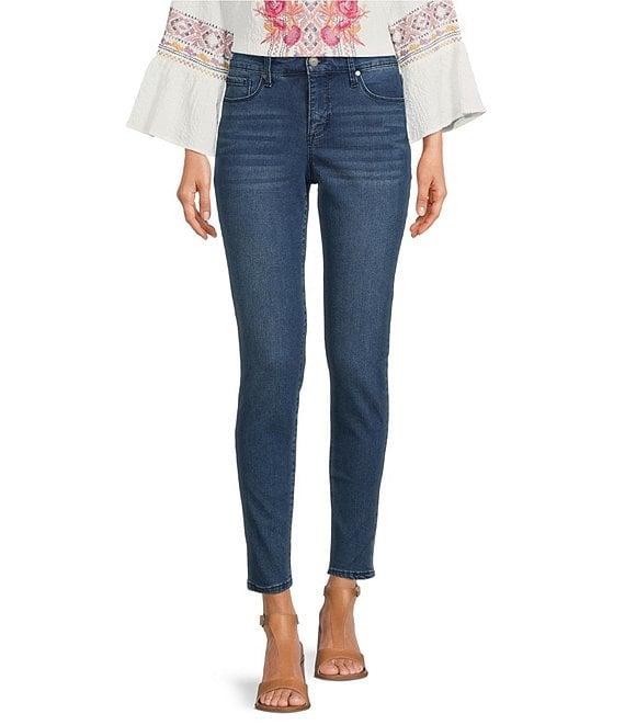 Code Bleu Soho Skinny Leg Mid Rise Jeans Product Image