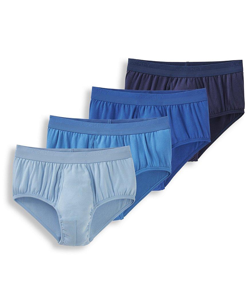 Jockey Signature Pima Cotton Full-Rise Briefs 4-Pack Product Image