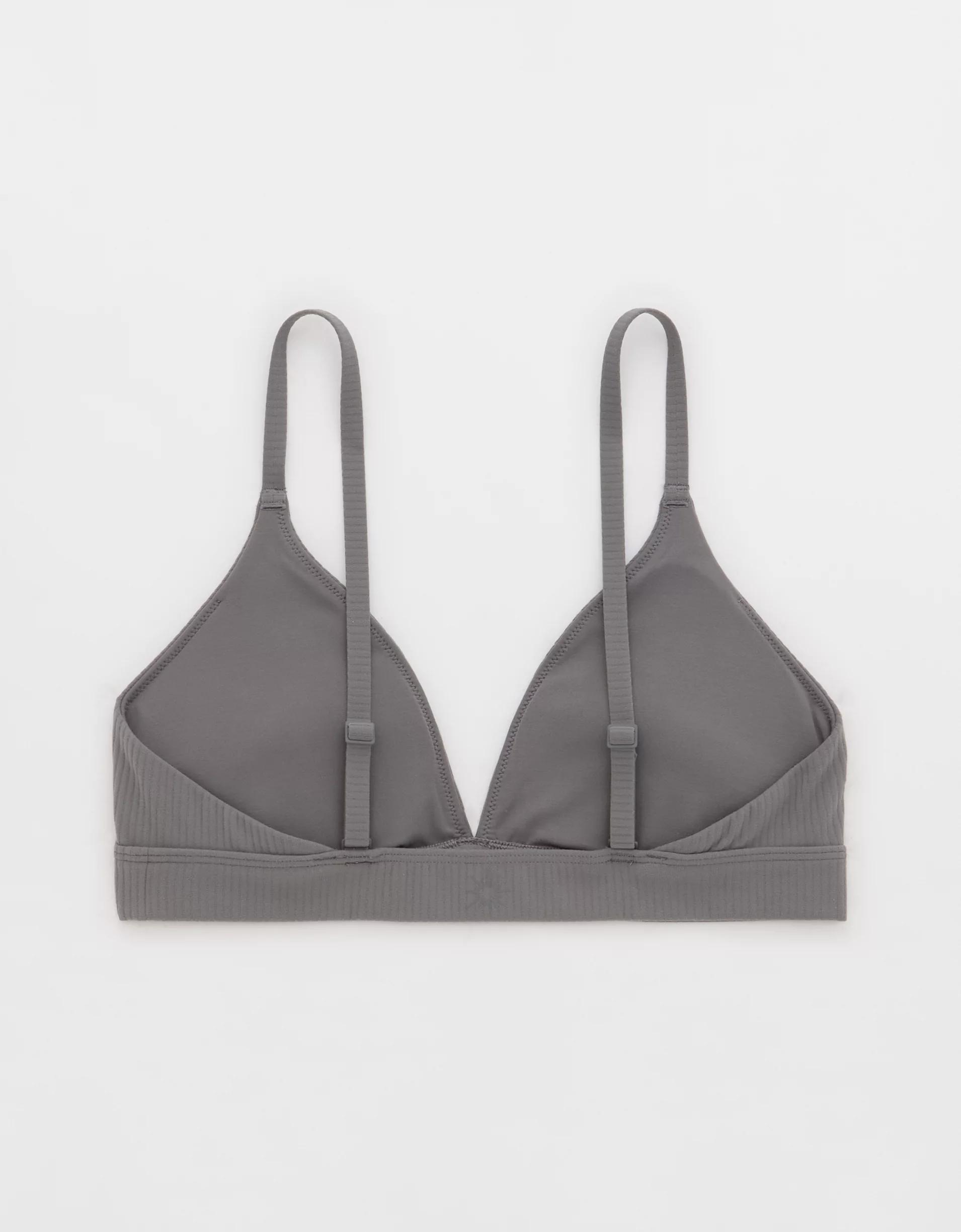 OFFLINE By Aerie Real Me XTRA Rib Triangle Sports Bra Product Image