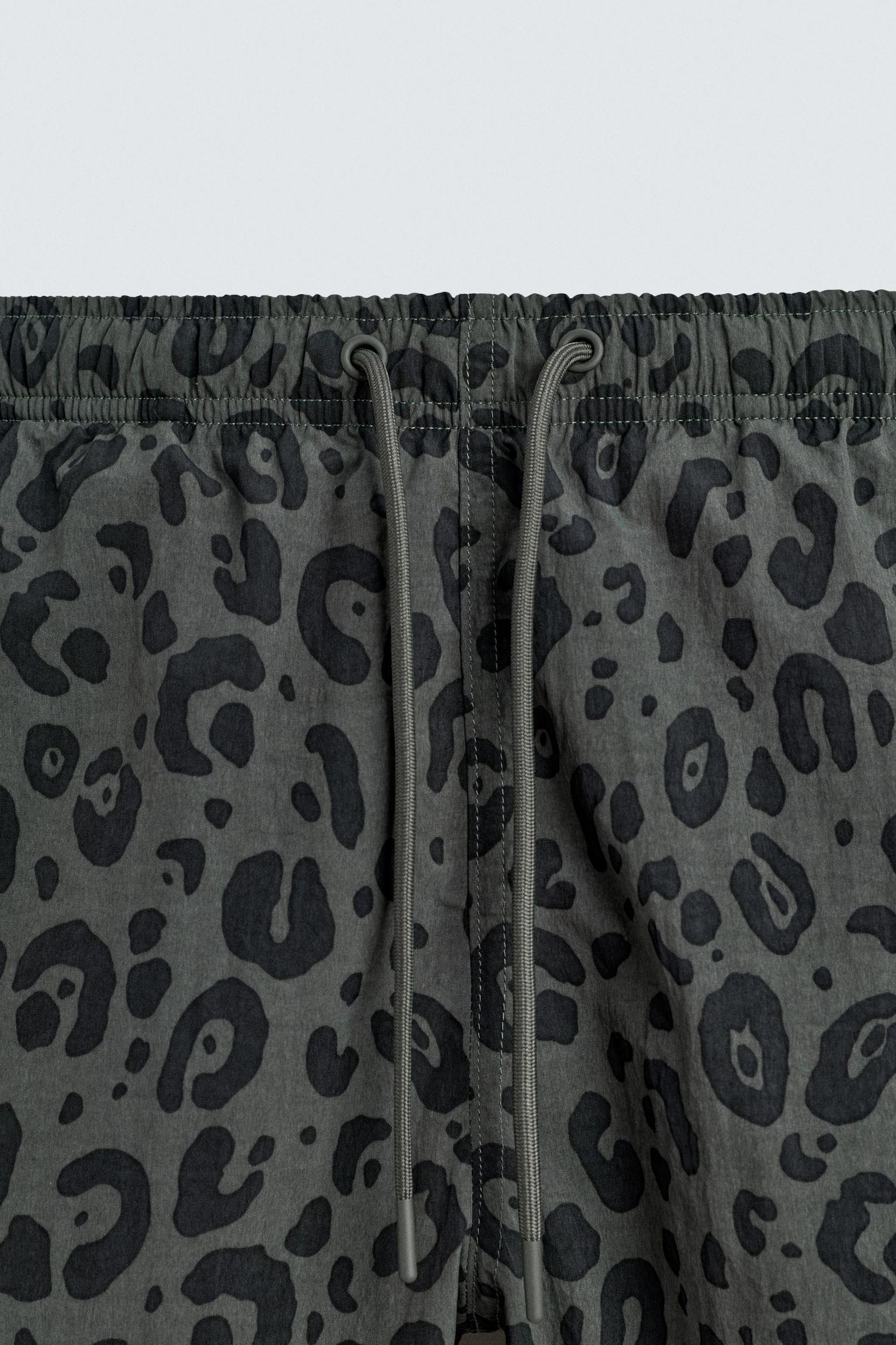 ANIMAL PRINT SHORT SWIMSUIT Product Image