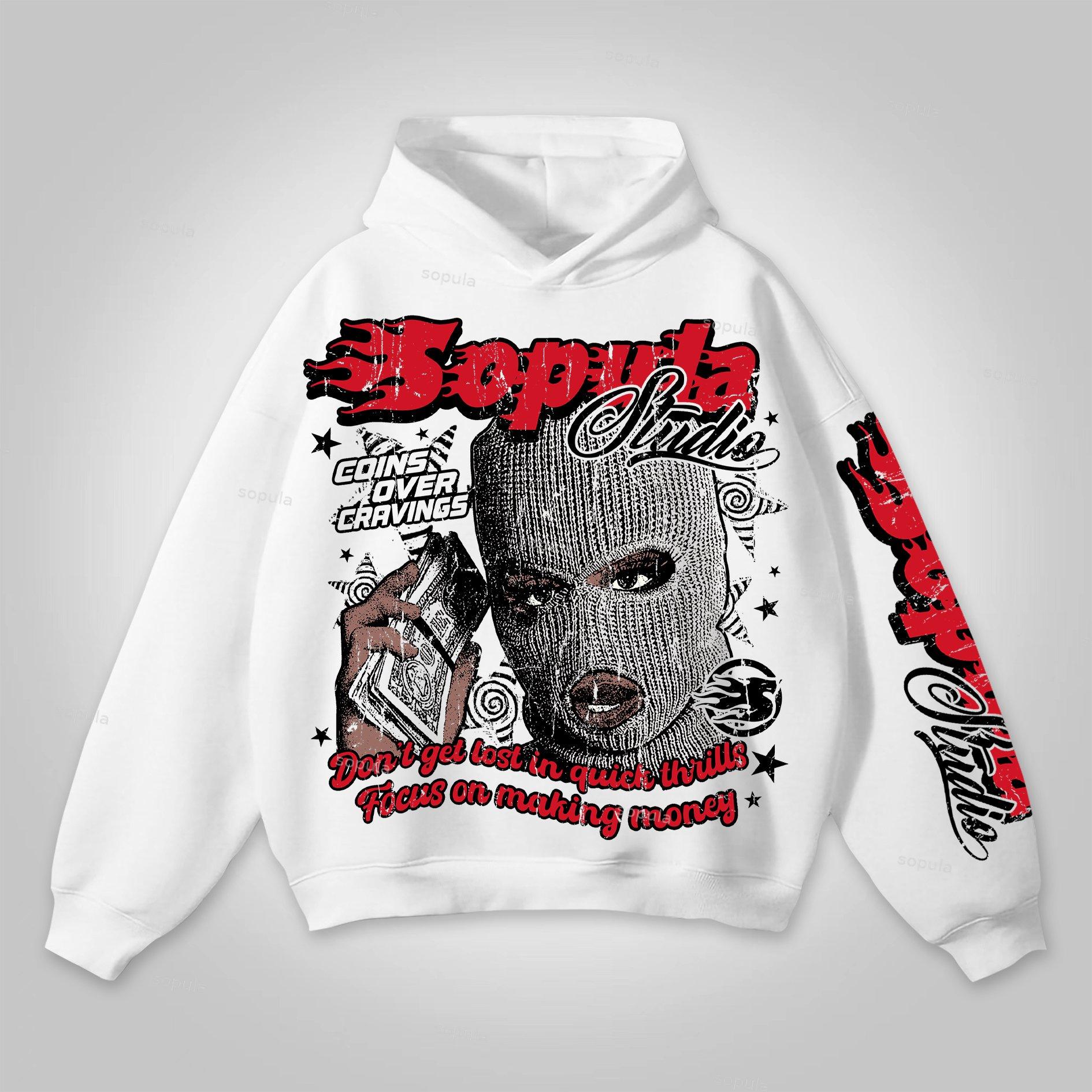 Sopula Visagiste Make Money Graphic Cotton Hoodie Product Image