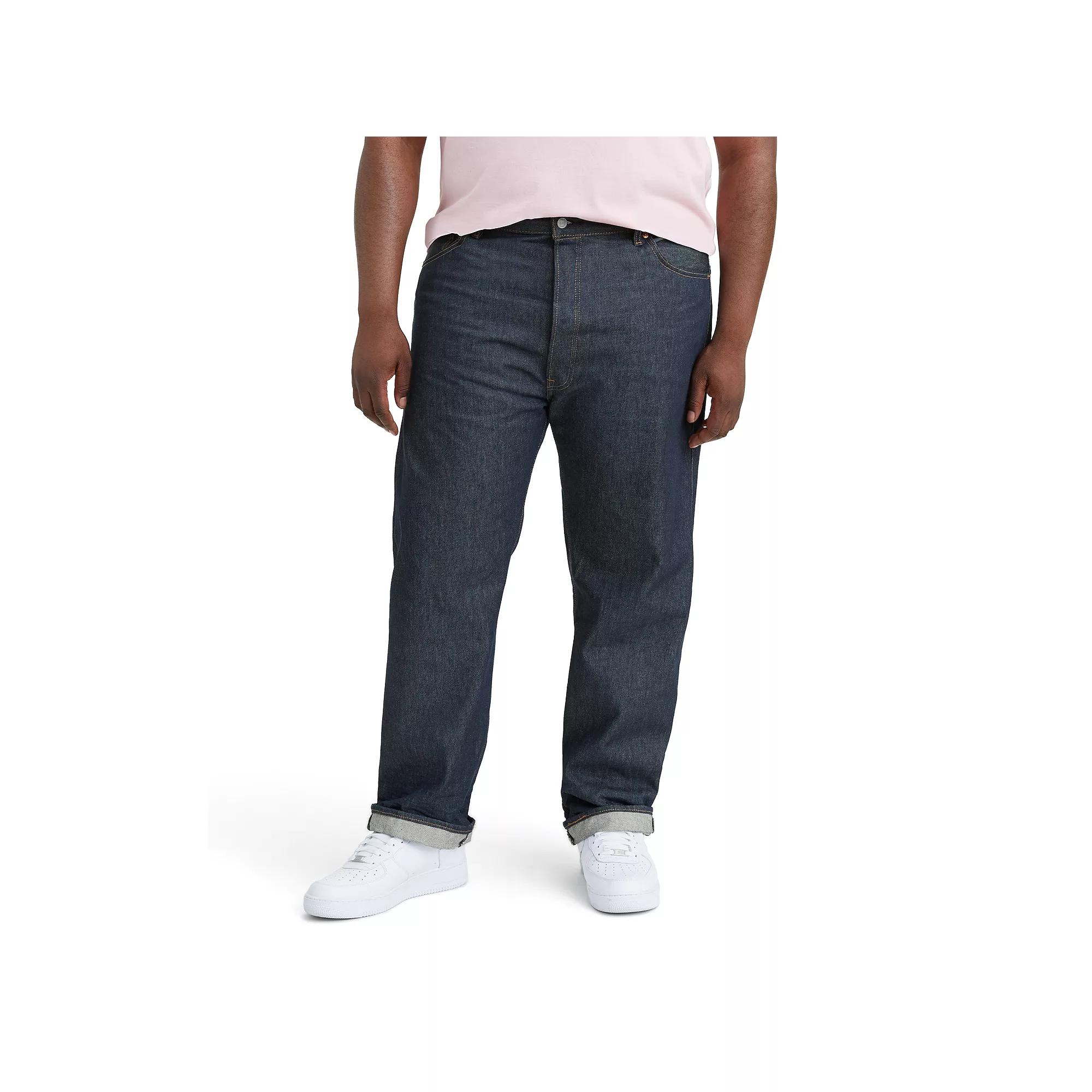 Big & Tall Levi's® 501® Original Shrink-To-Fit™ Jeans, Men's,  Product Image