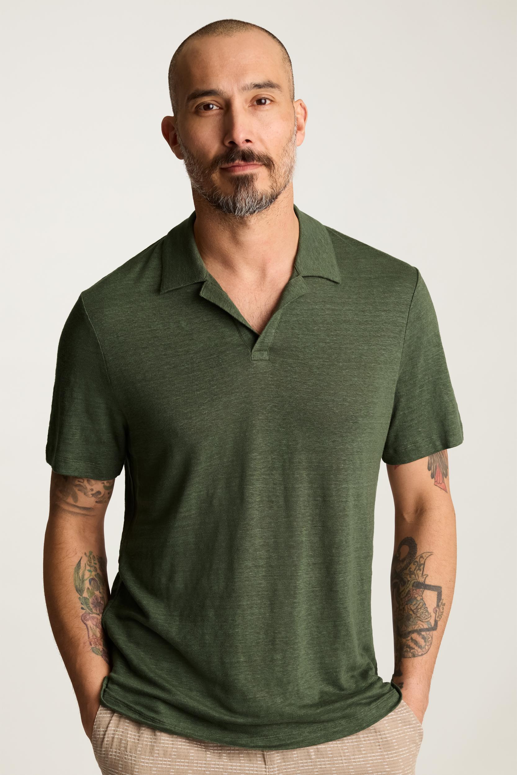 Linen Polo Product Image