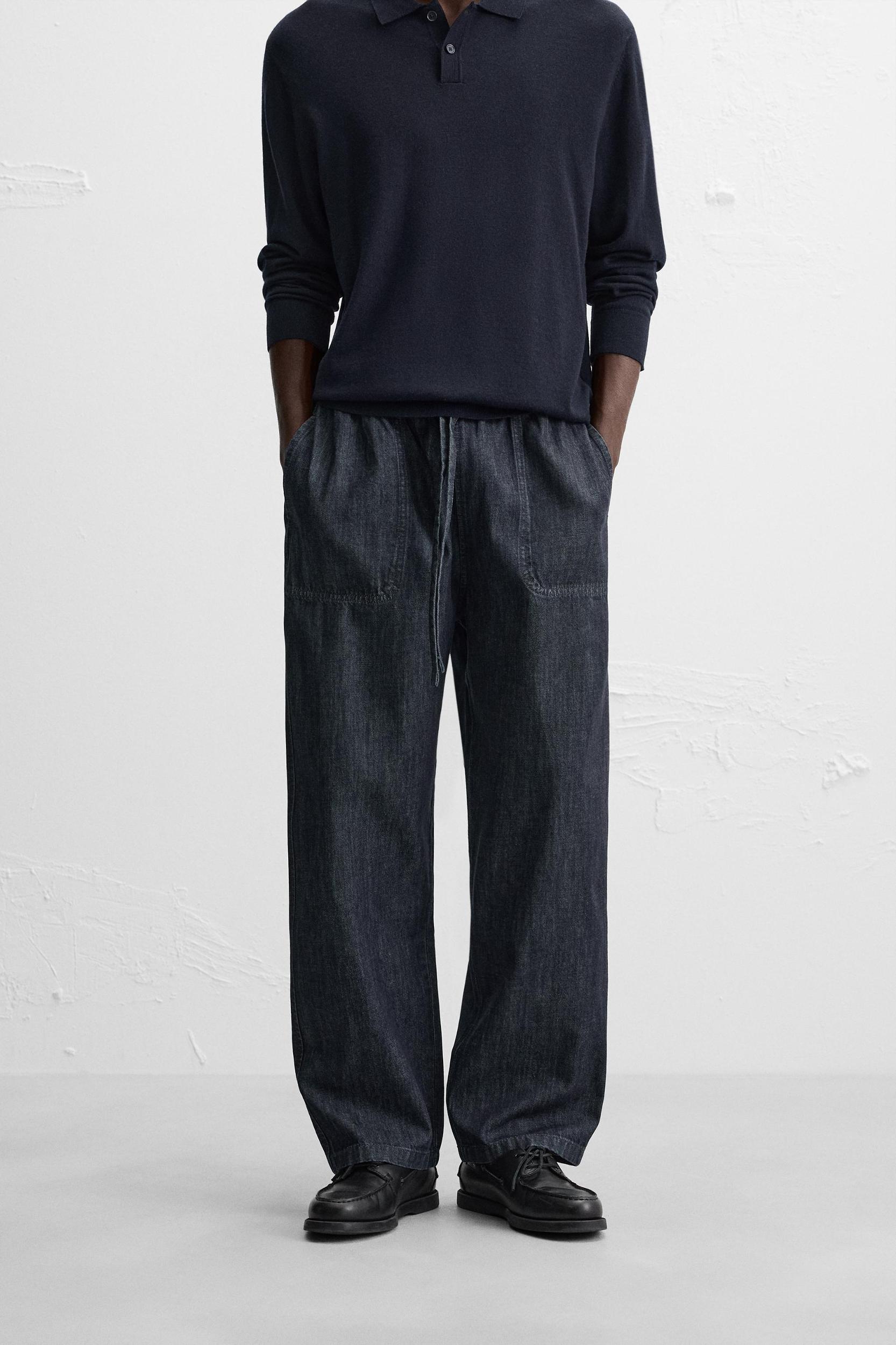 RELAXED FIT JOGGER JEANS Product Image