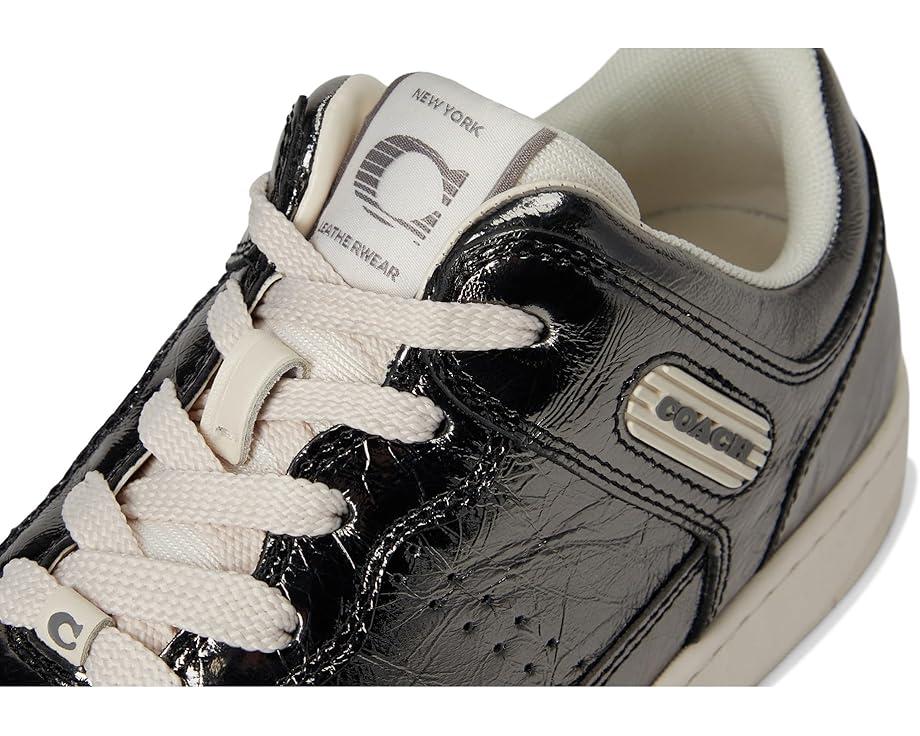 Women's COACH C201 Crinkle Metallic Sneaker Product Image