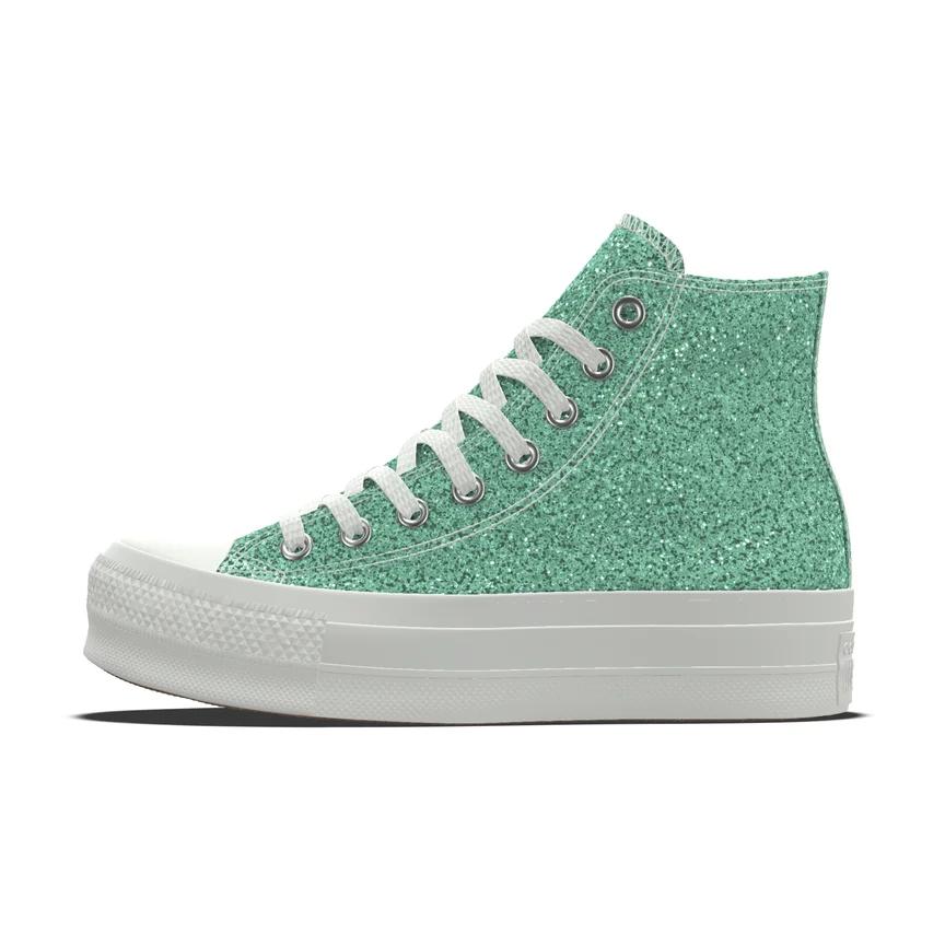 Custom Chuck Taylor All Star Lift Platform Glitter By You Product Image