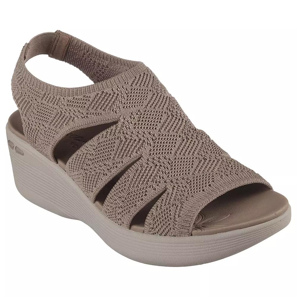 Skechers® Pier-Lite All You Women's Wedge Sandals, Size: 10, Brown Product Image