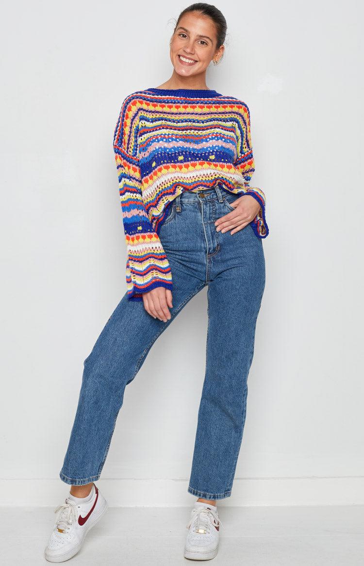 Long Weekend Sweater Blue Product Image