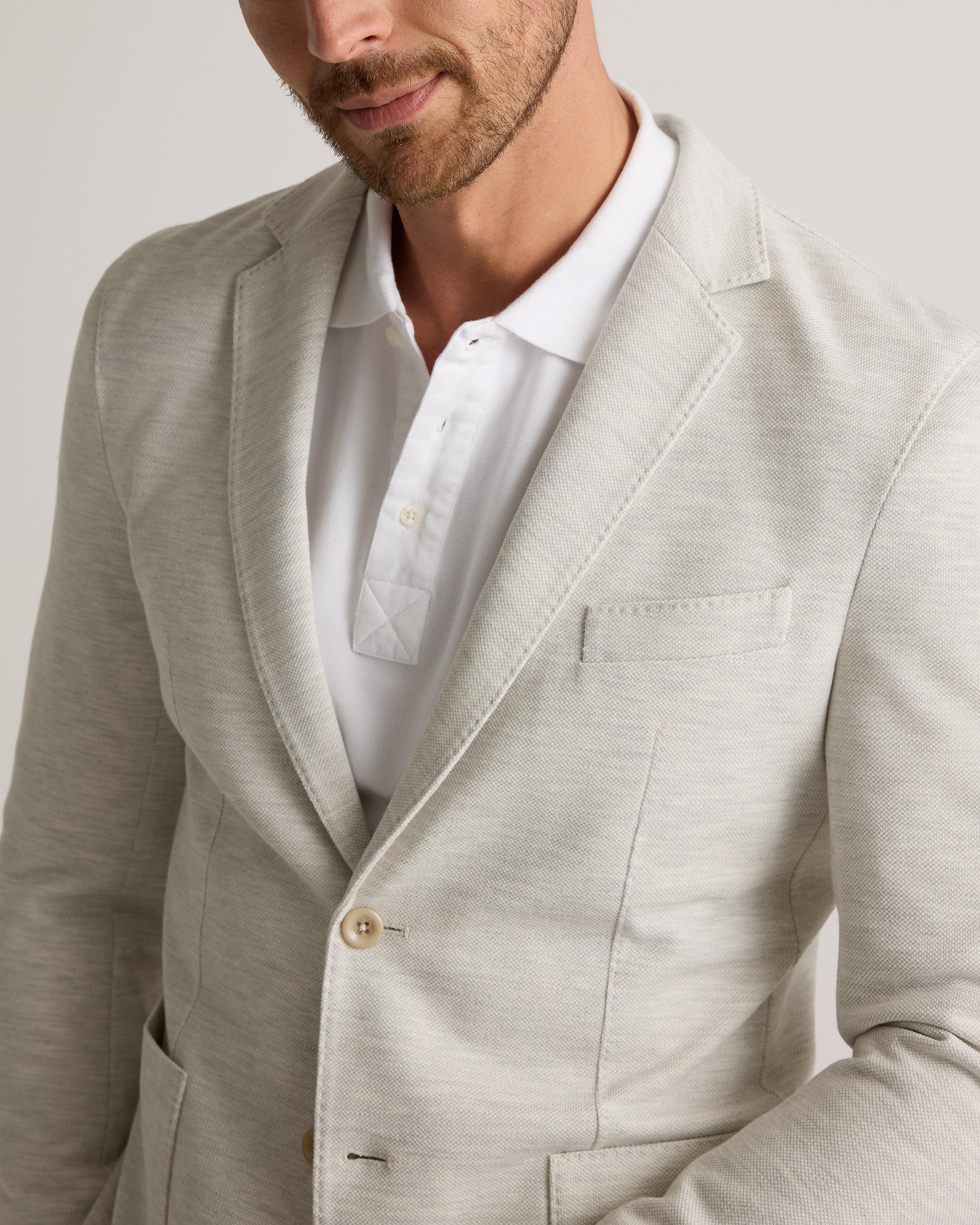 Quince | Men's Cotton Pique Knit Blazer Organic Cotton Product Image