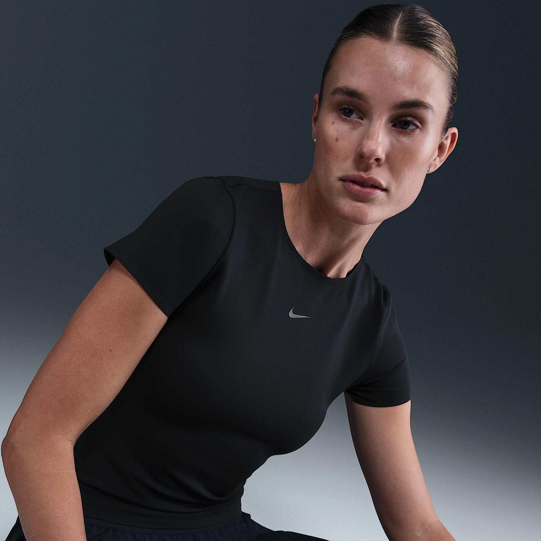 Nike Womens Form Short-Sleeve Top | HQ8079-011 Product Image