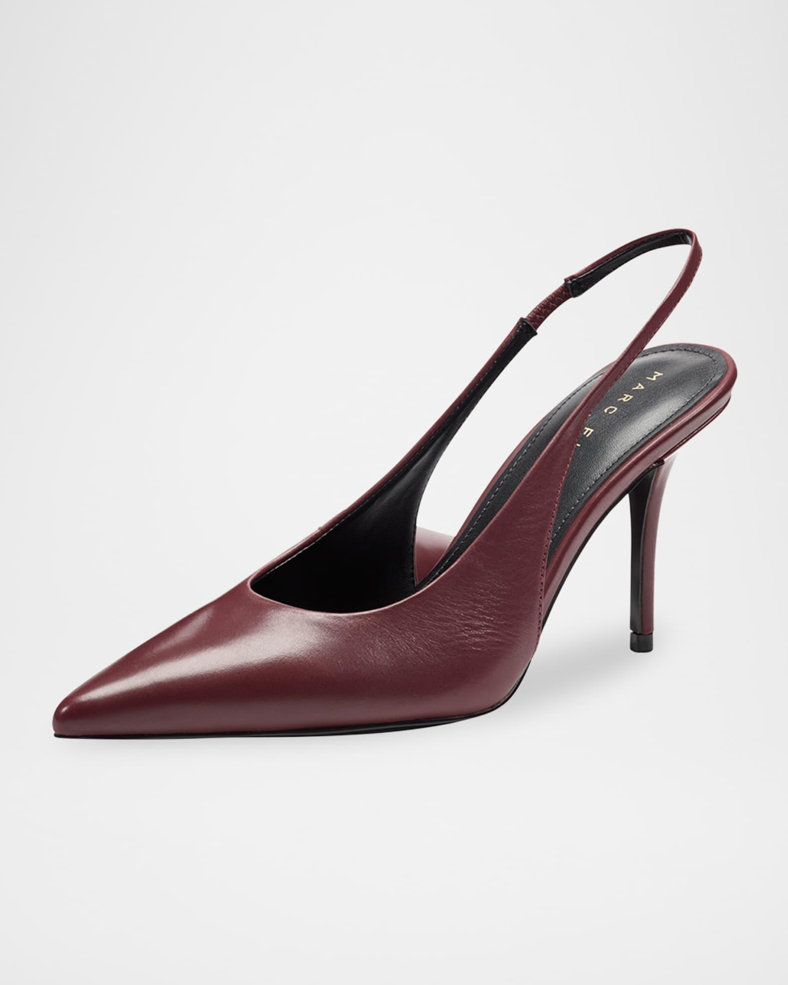 Leynne Leather Slingback Pumps Product Image
