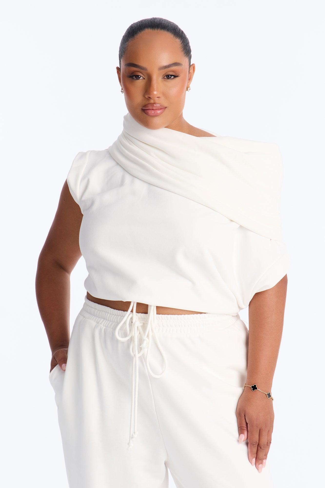 Alexa Jogger Pant Set - White Female Product Image