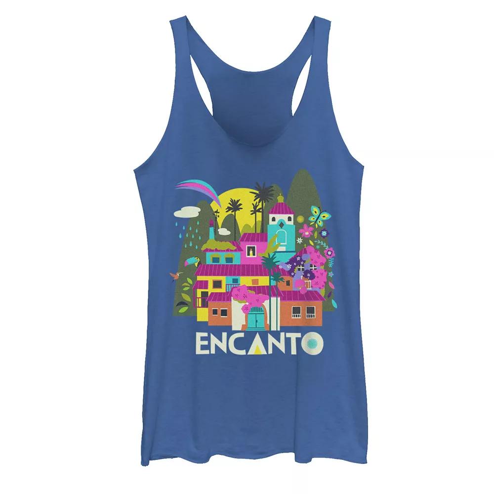 Disney's Encanto Gold Color Pop Juniors' Racerback Tank Top, Girl's, Size: Medium, Royal Grey Product Image