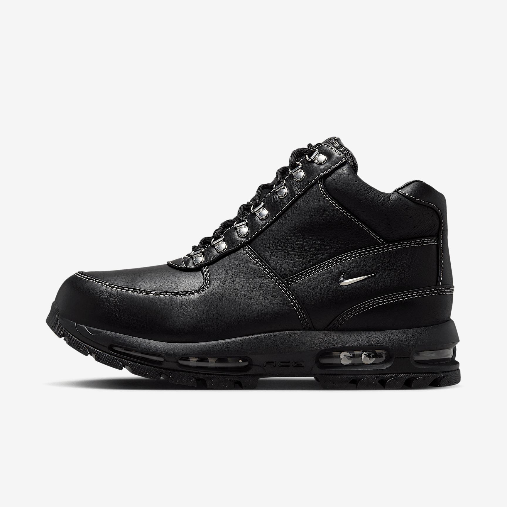 Nike Mens Nike Air Max Goadome Premium - Mens Shoes Black/Off Noir/Vast Grey Product Image