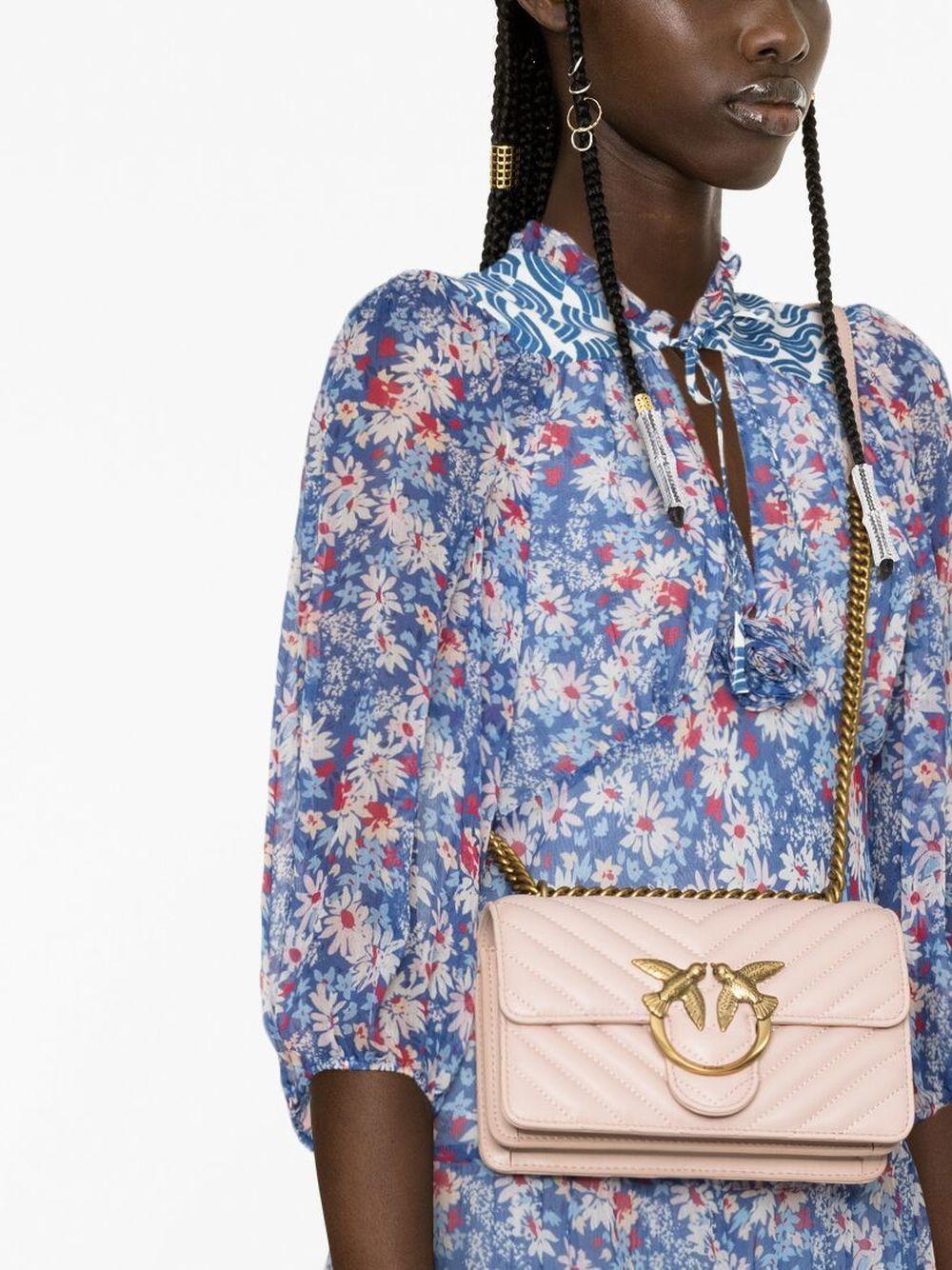 matelassé-effect crossbody bag Product Image