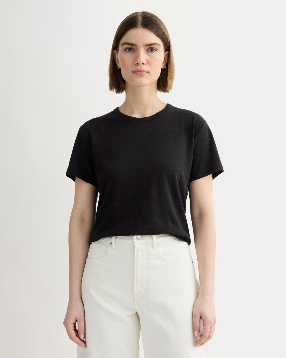 Womens Box-Cut T-Shirt in Cotton Linen by Everlane Product Image