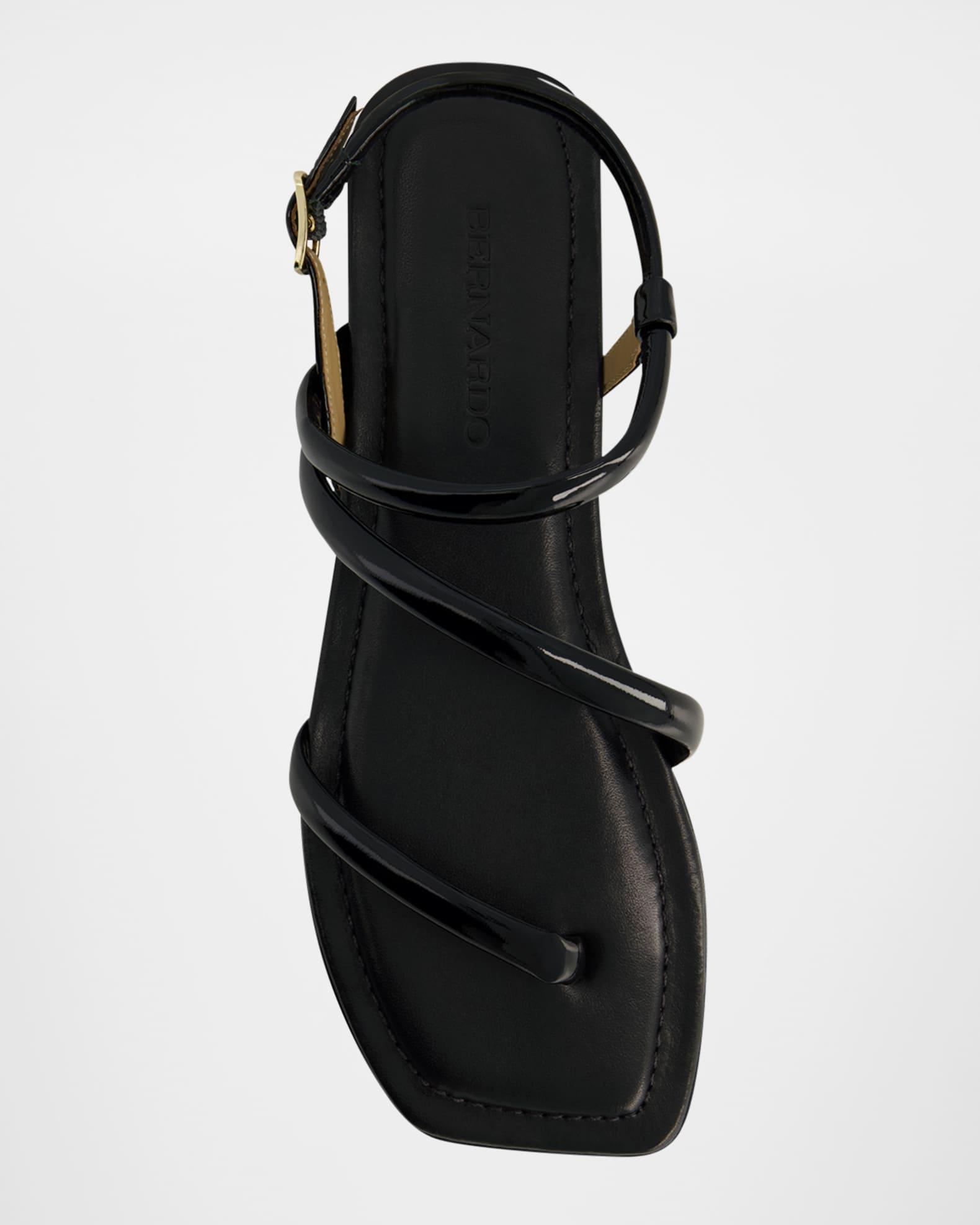 Odessa Patent Thong Slingback Sandals Product Image