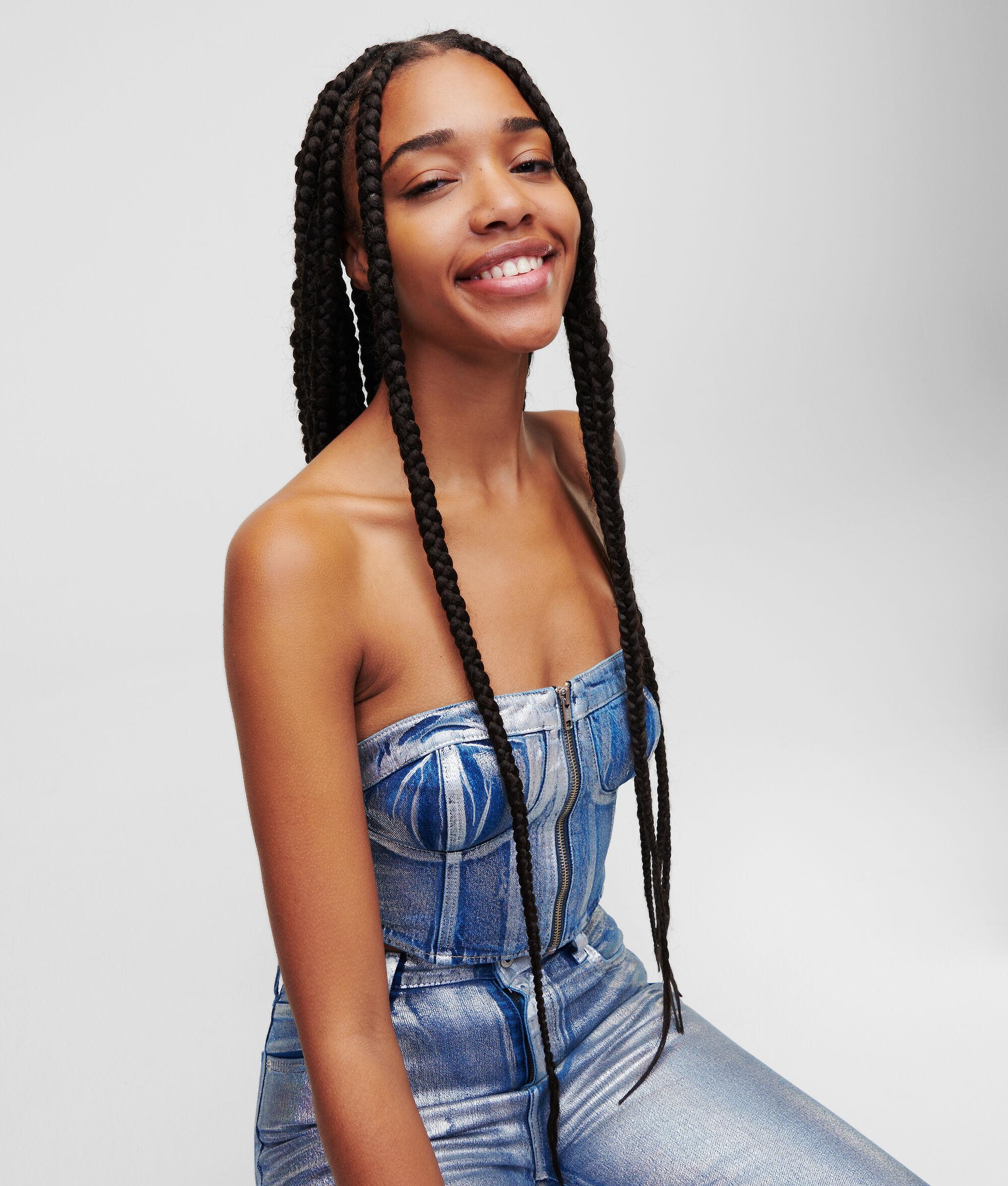 DENIM BUSTIER Product Image