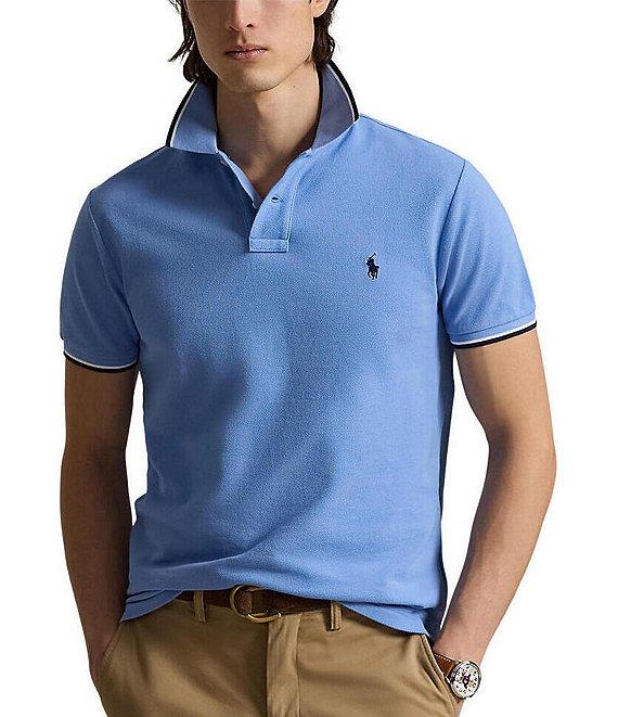 Polo Ralph Lauren Classic Fit Tipped Mesh Short Sleeve Polo Shirt Product Image