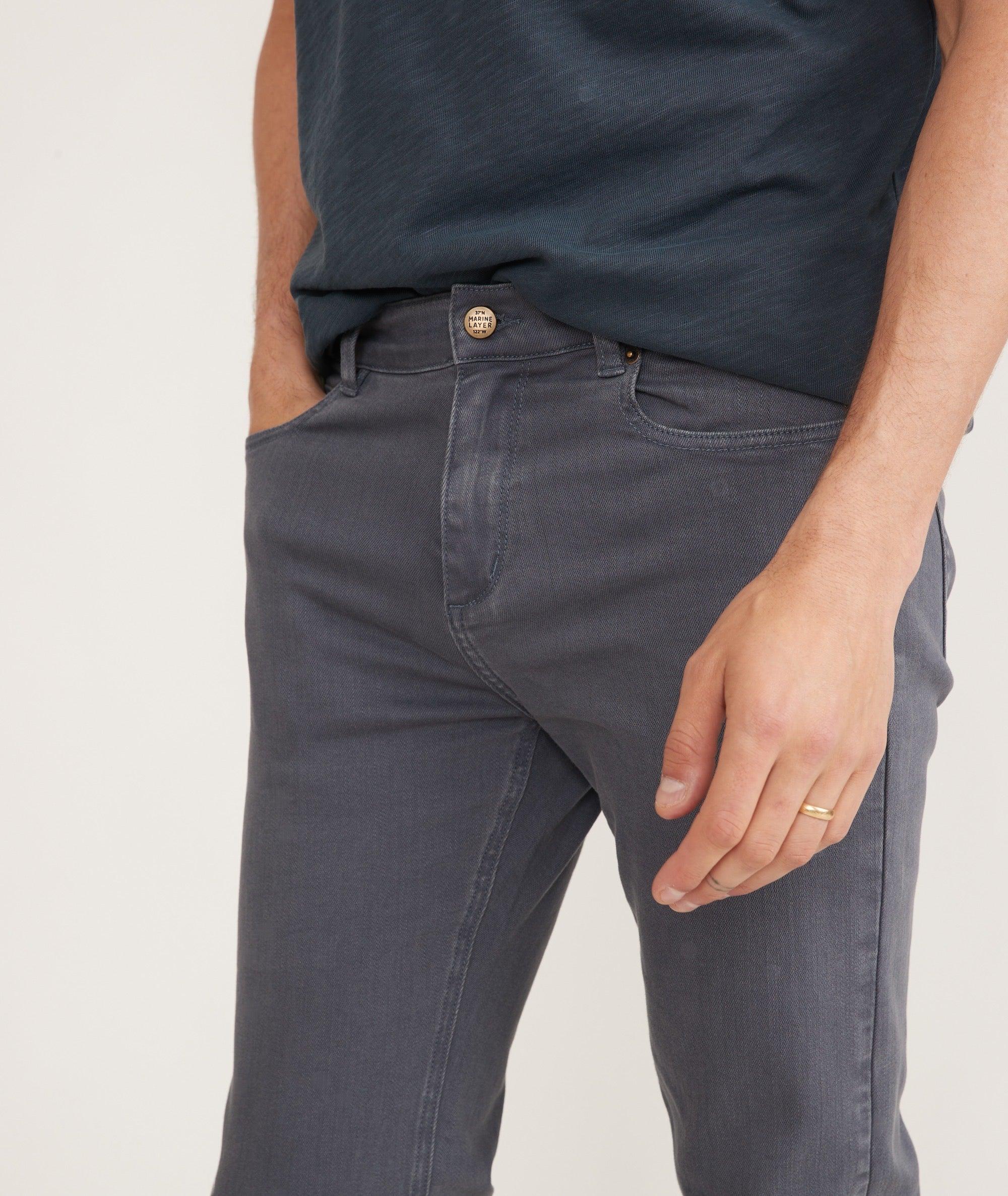 5 Pocket Slim Straight Twill Pant Product Image