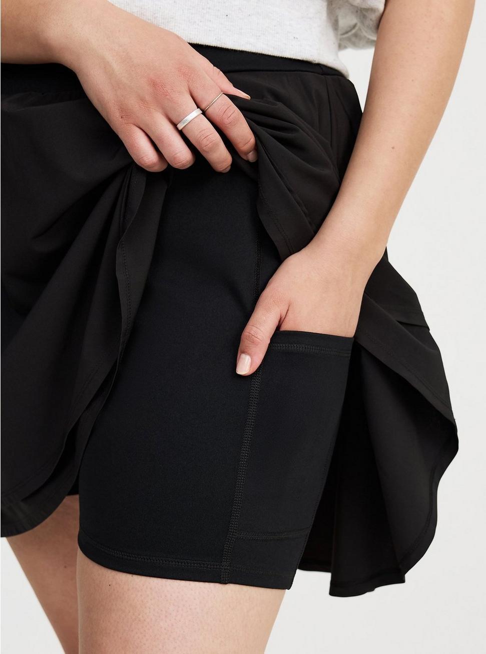 Stretch Woven Skirt With Bike Short Product Image