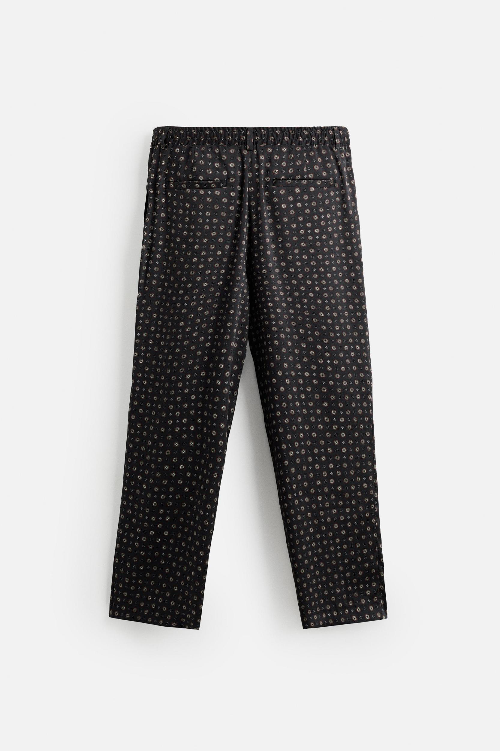 LIMITED EDITION GEOMETRIC PRINT PANTS Product Image