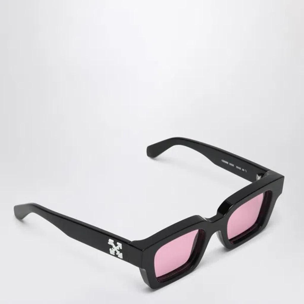 OFF-WHITE Virgil Rectangular Sunglasses In Pink Product Image