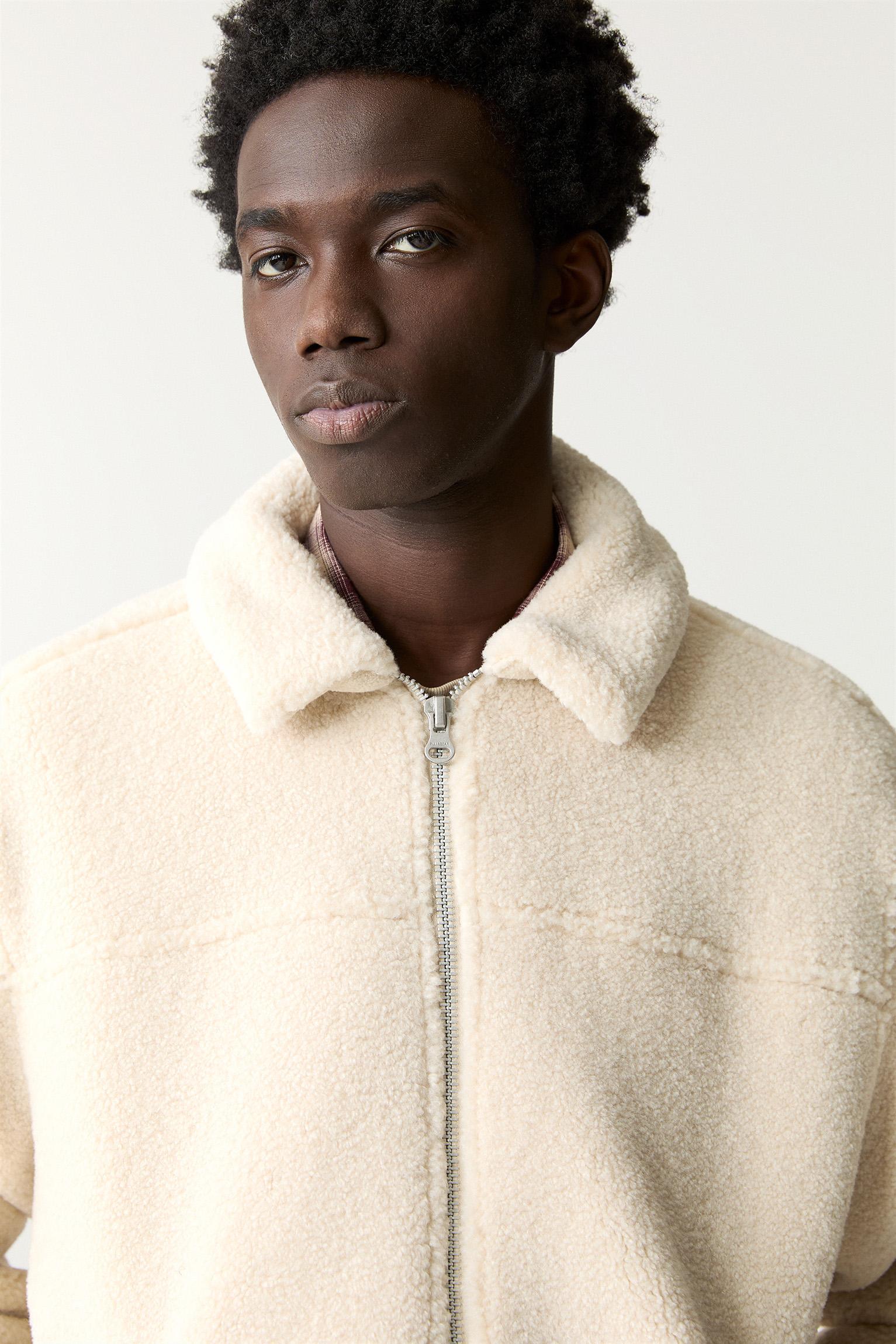 Faux shearling jacket Product Image