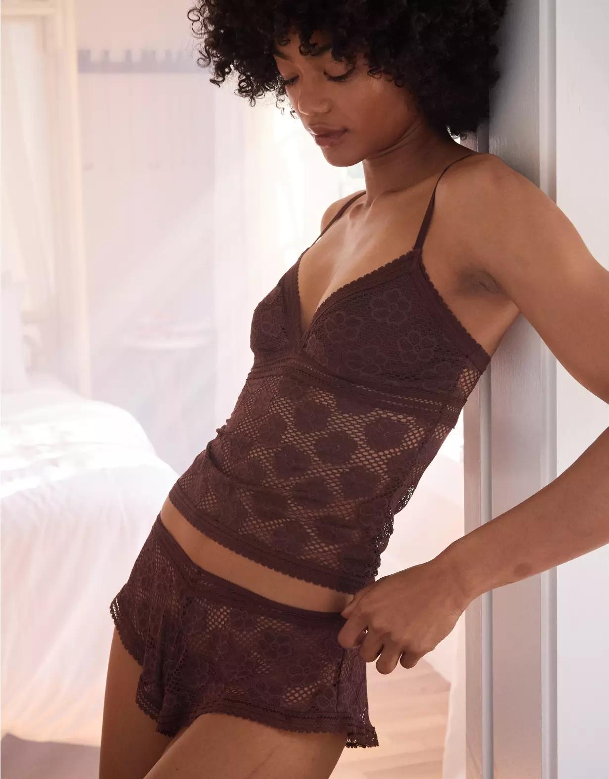 Show Off Beachside Lace Flirtie Shortie Underwear Product Image